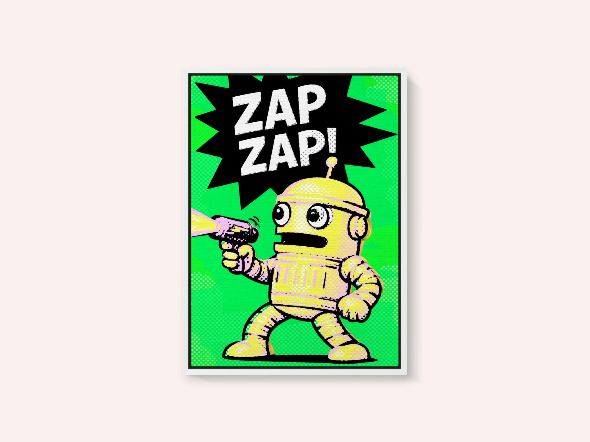 Comic Robot Zap Zap