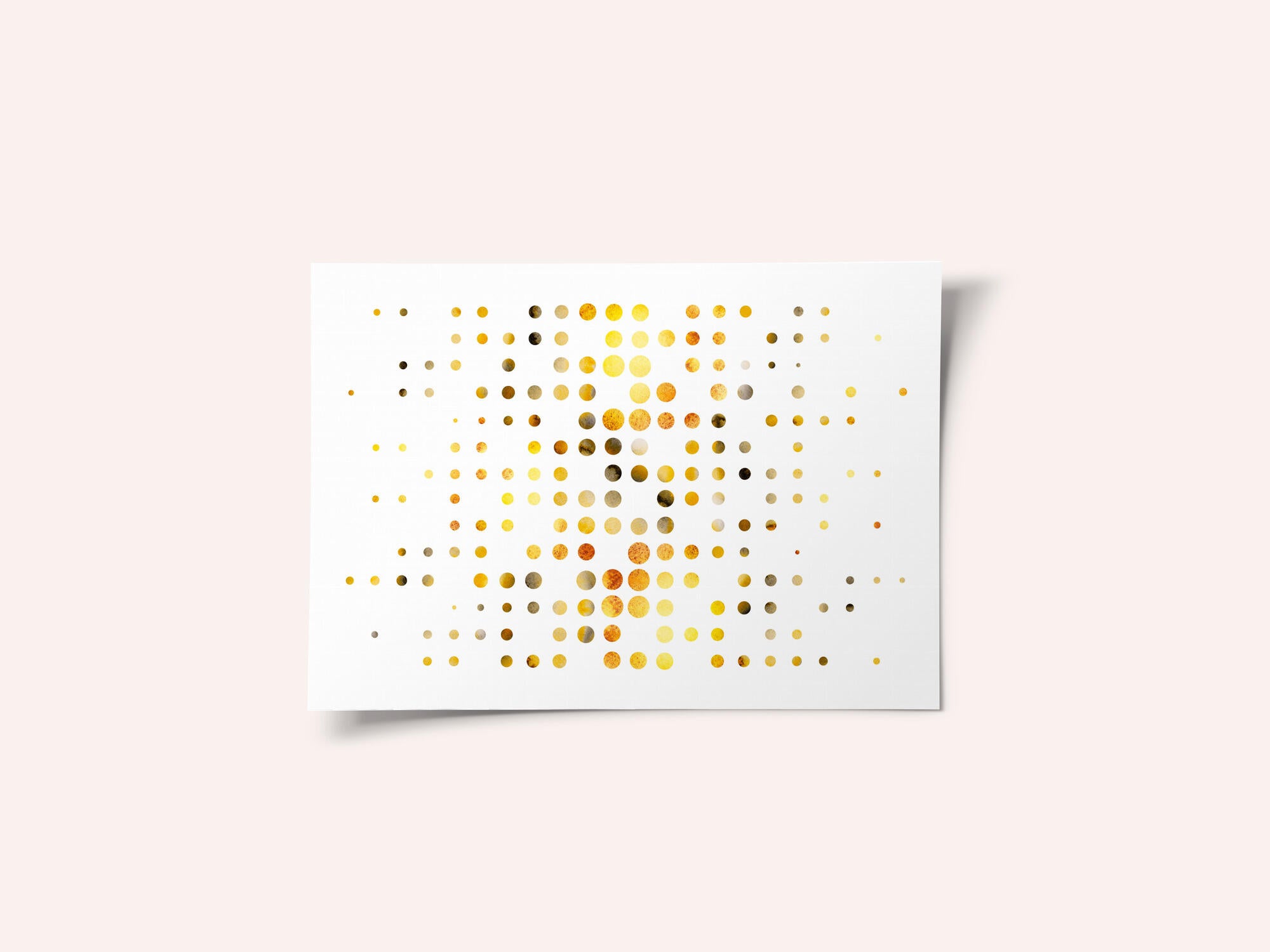 Golden Fading Dots
