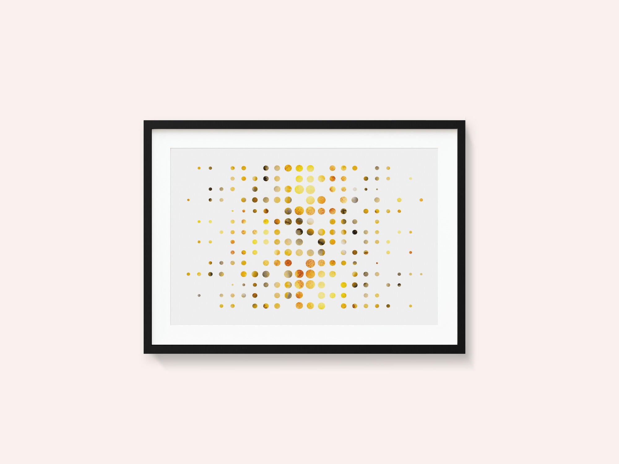 Golden Fading Dots