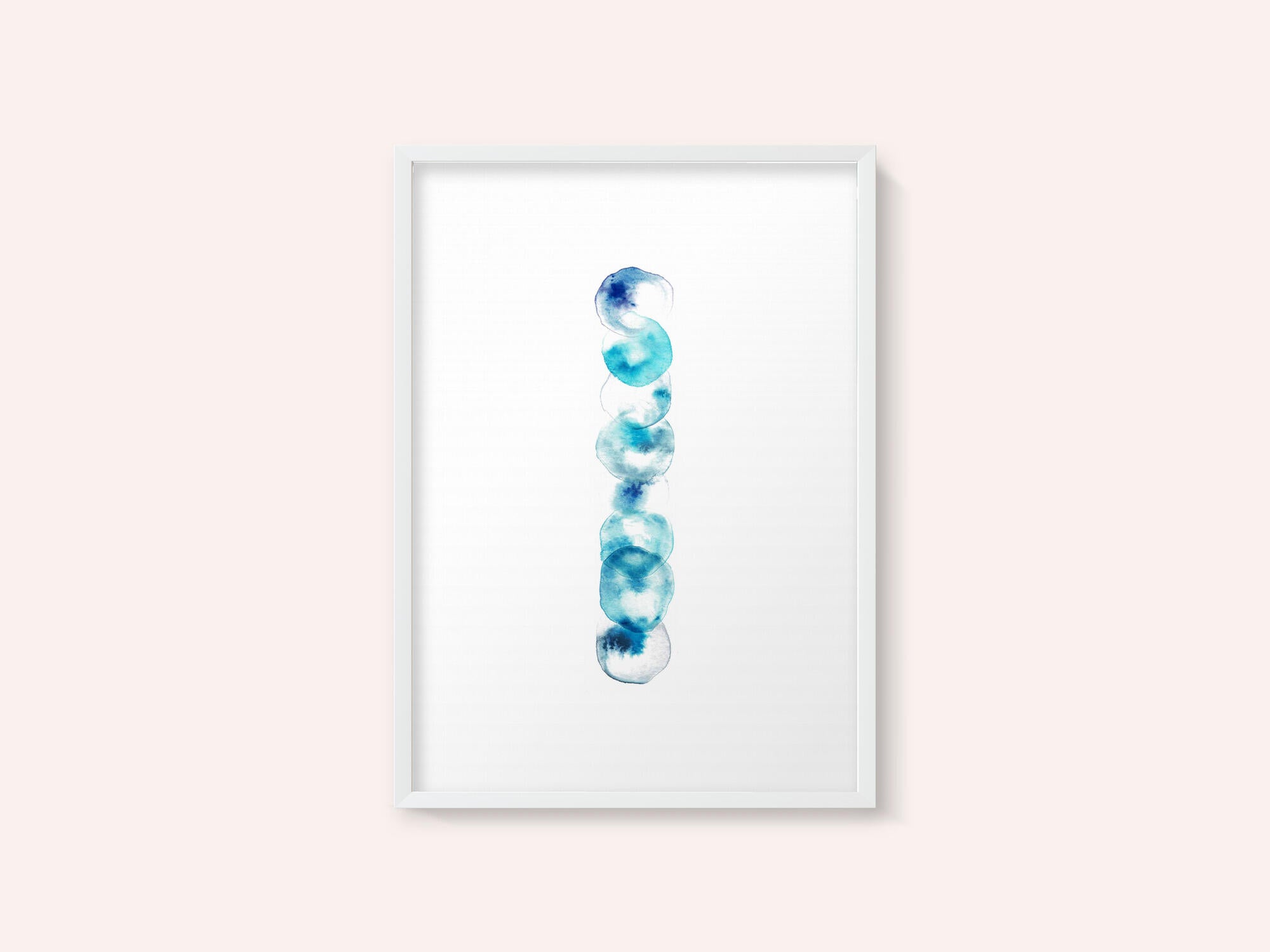 Serene Blue Circles