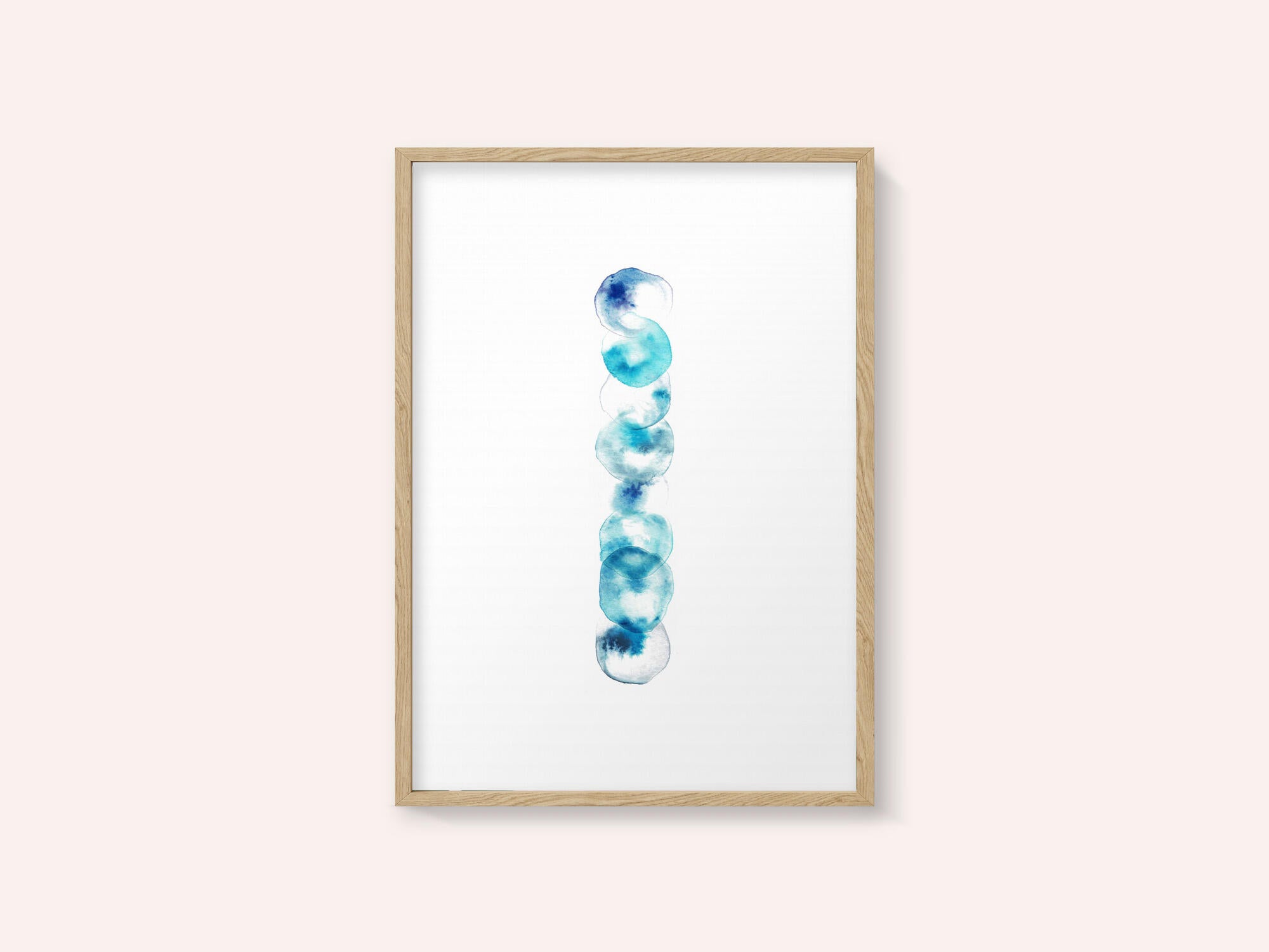Serene Blue Circles