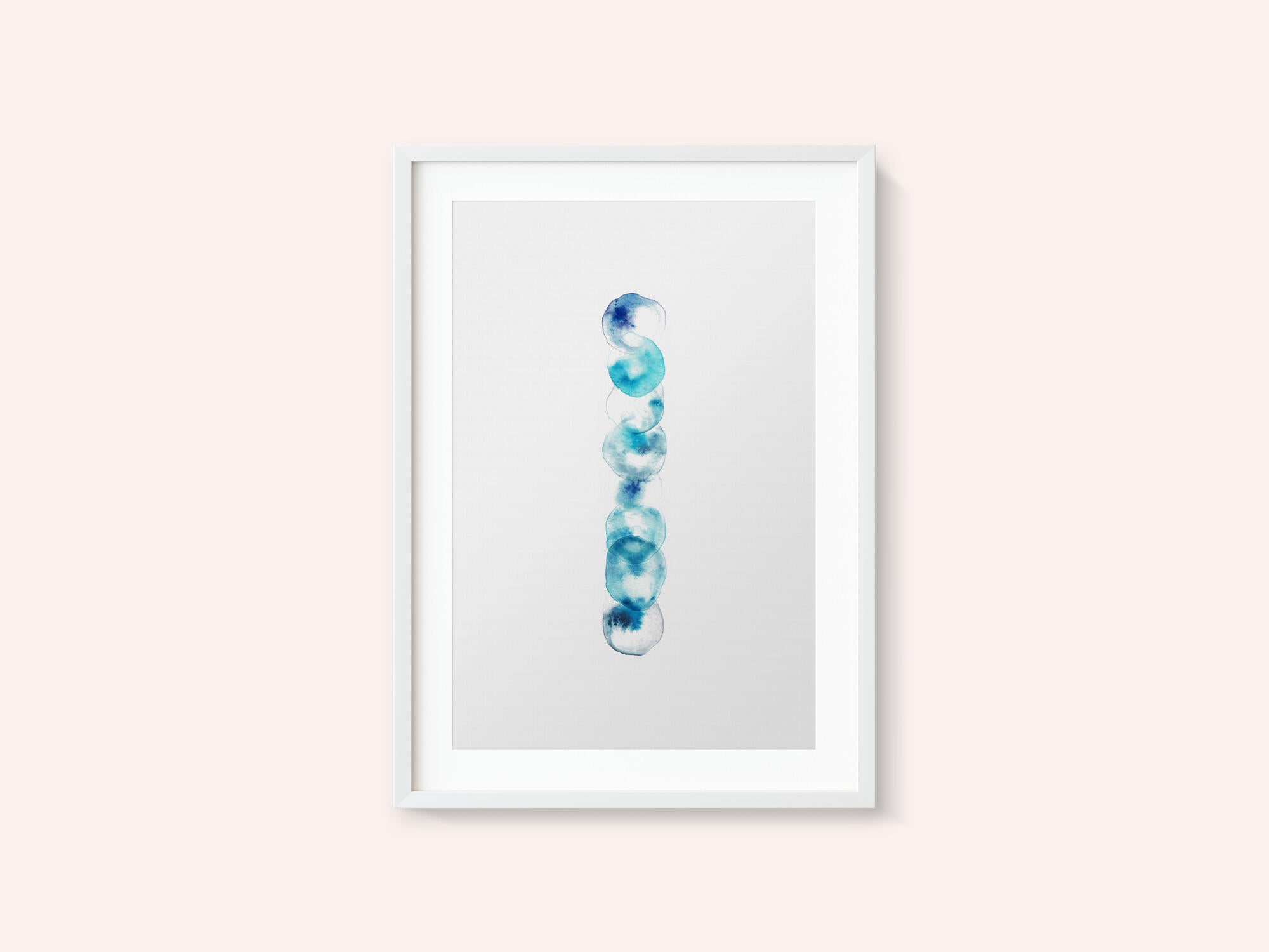 Serene Blue Circles