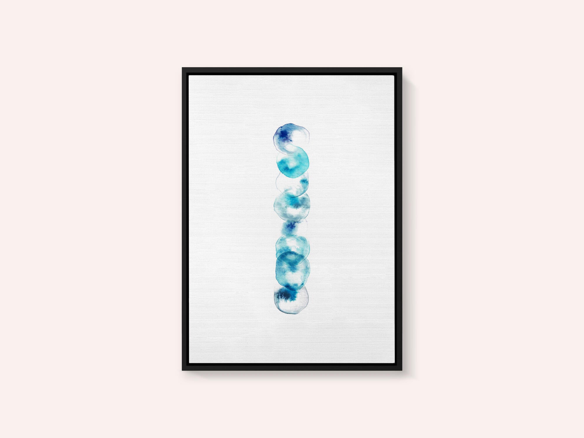 Serene Blue Circles