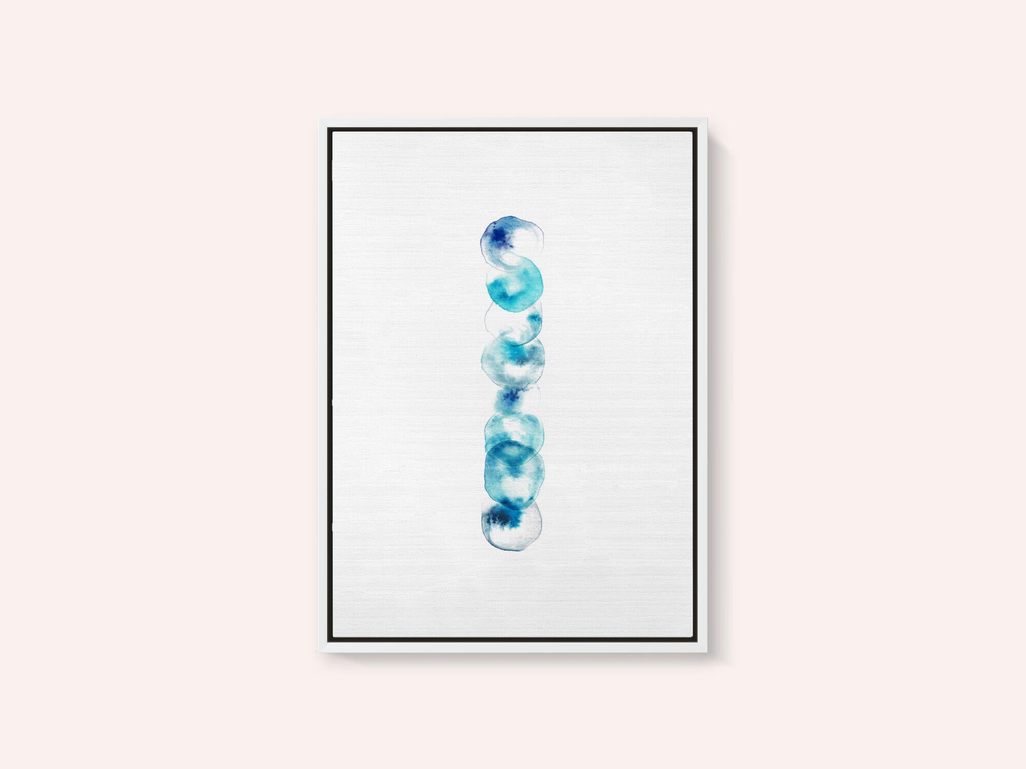 Serene Blue Circles