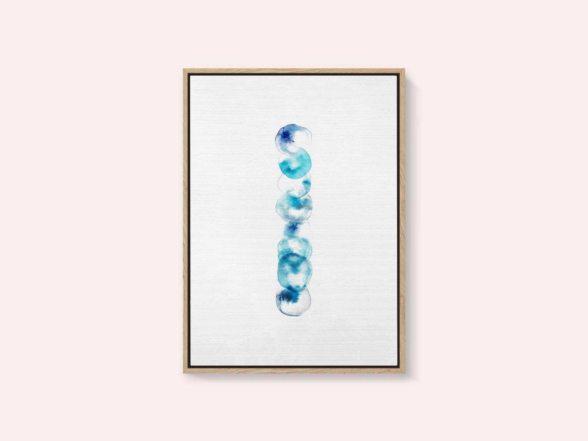 Serene Blue Circles