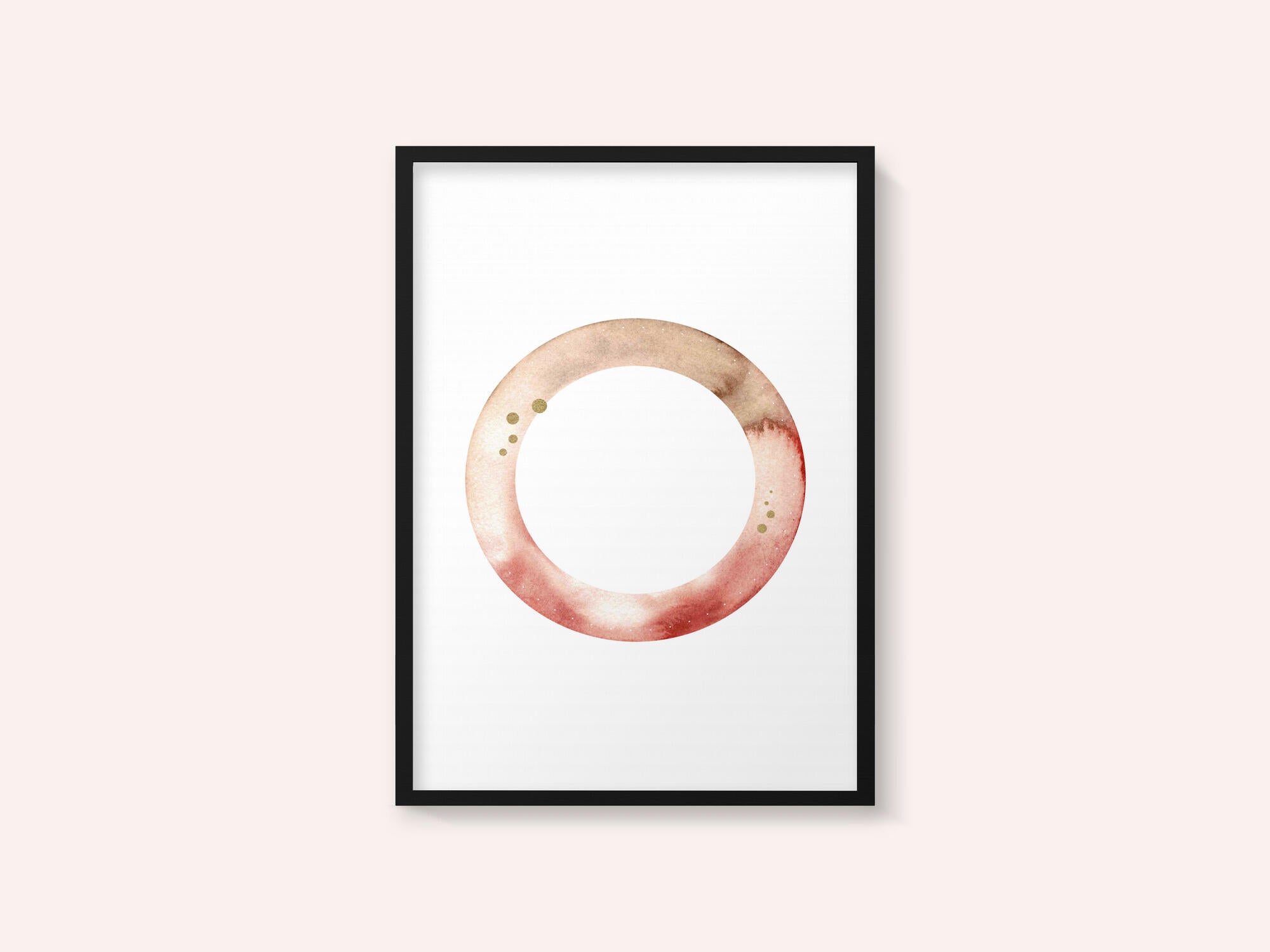 Blush Gold Circle