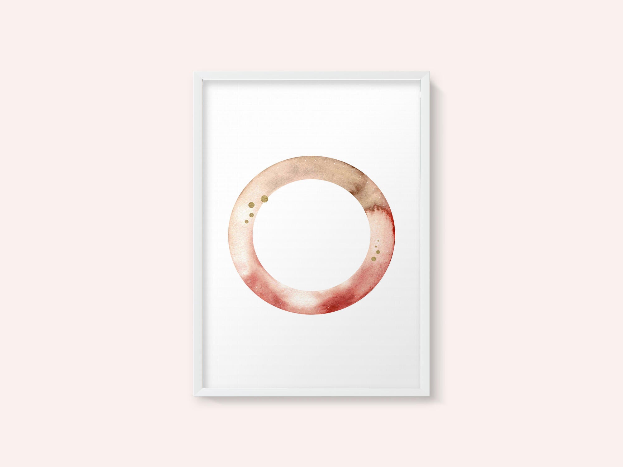 Blush Gold Circle