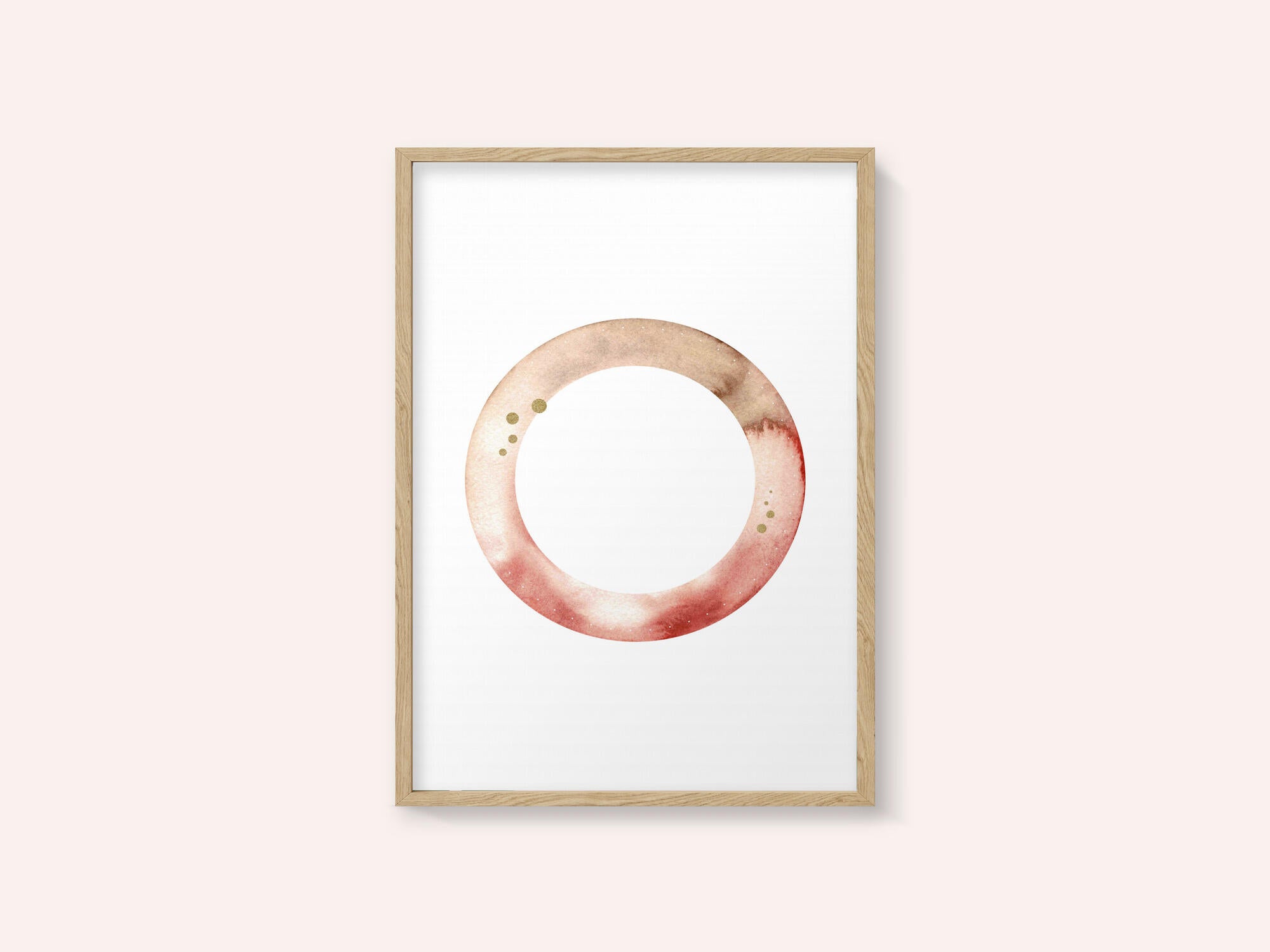 Blush Gold Circle