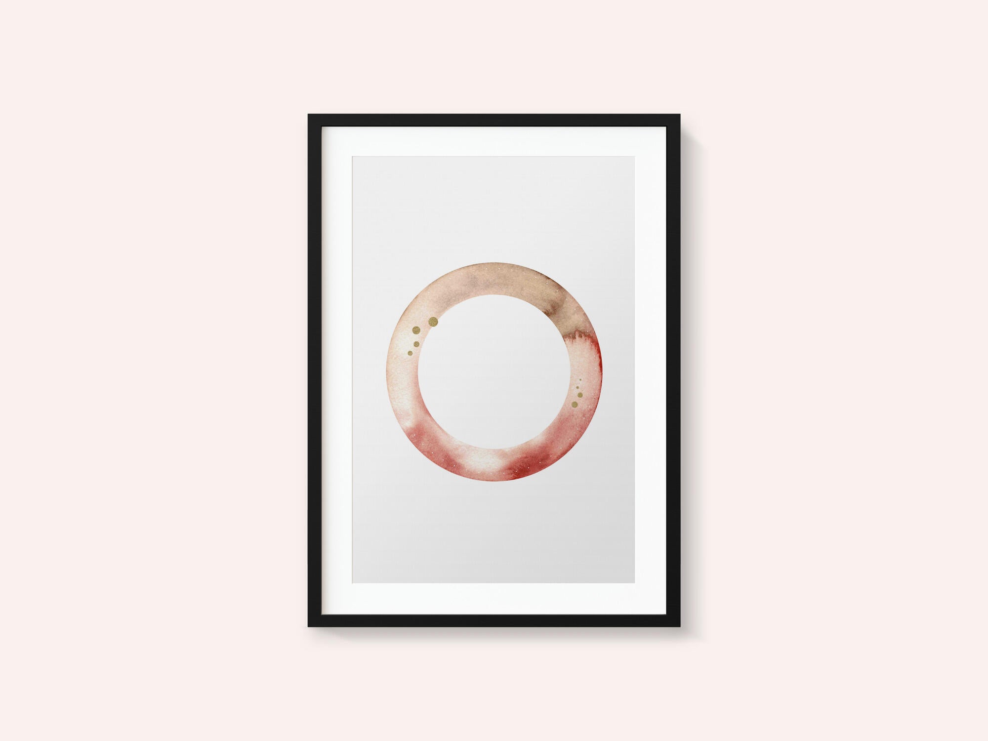 Blush Gold Circle