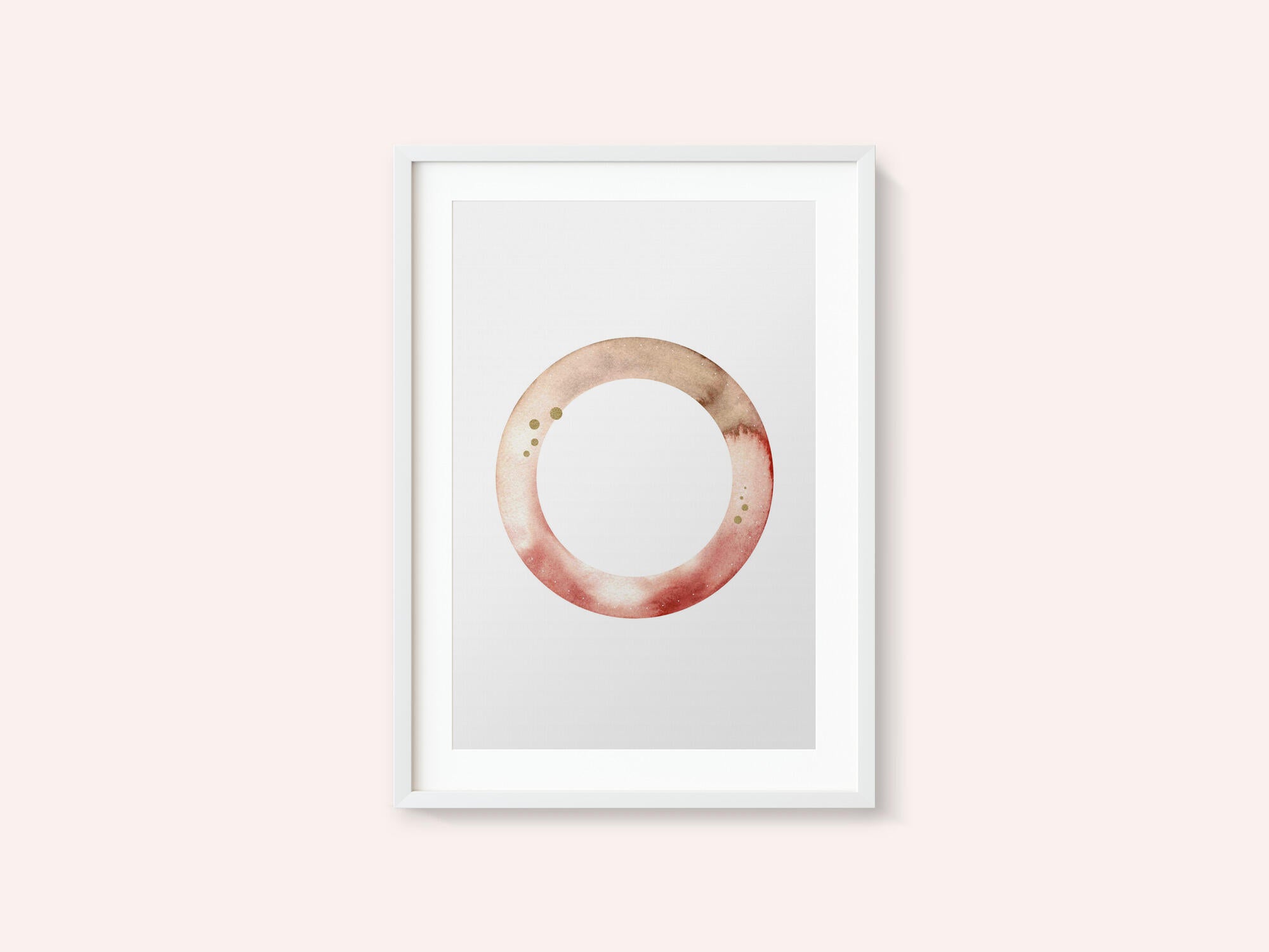 Blush Gold Circle