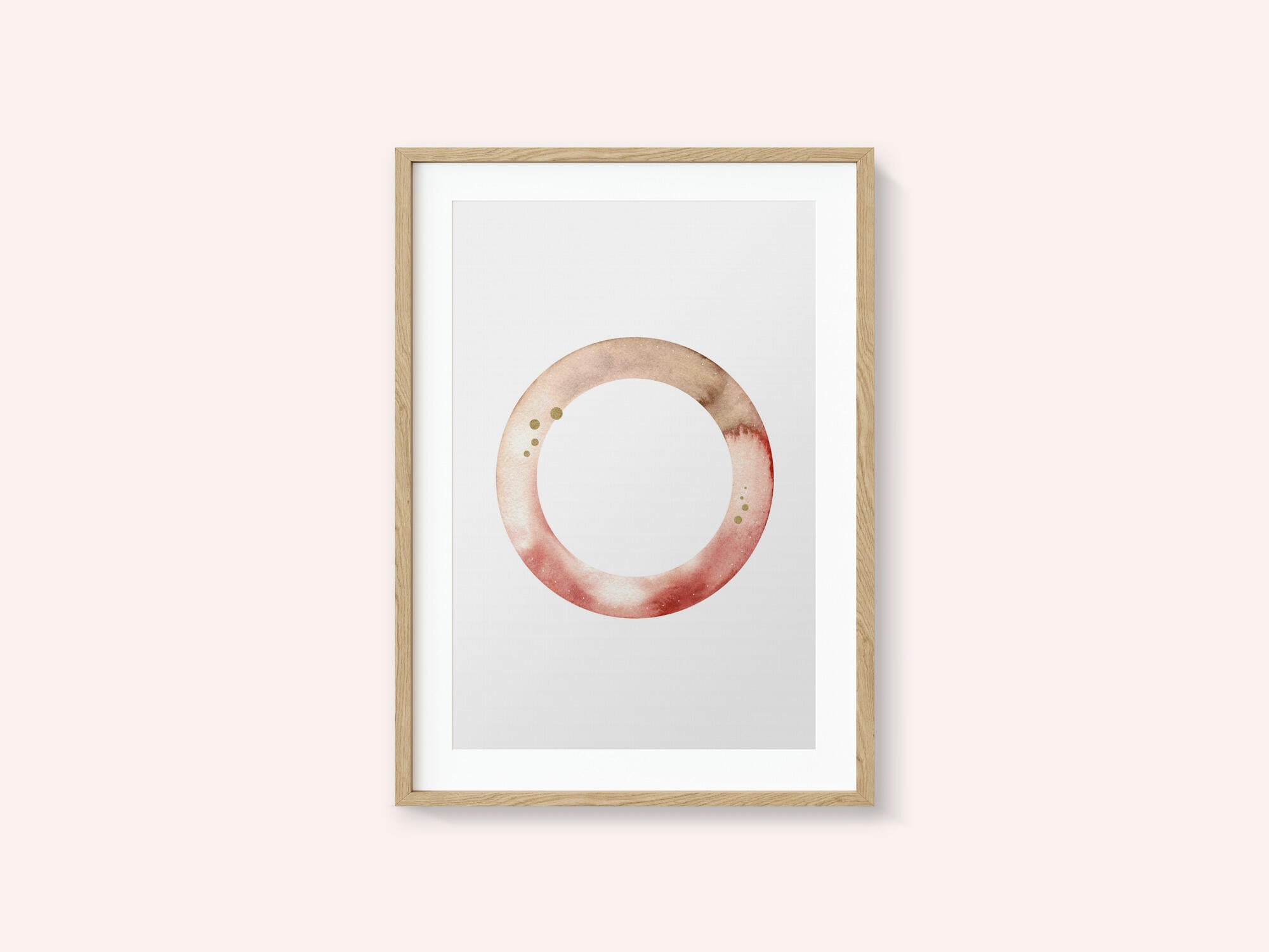 Blush Gold Circle