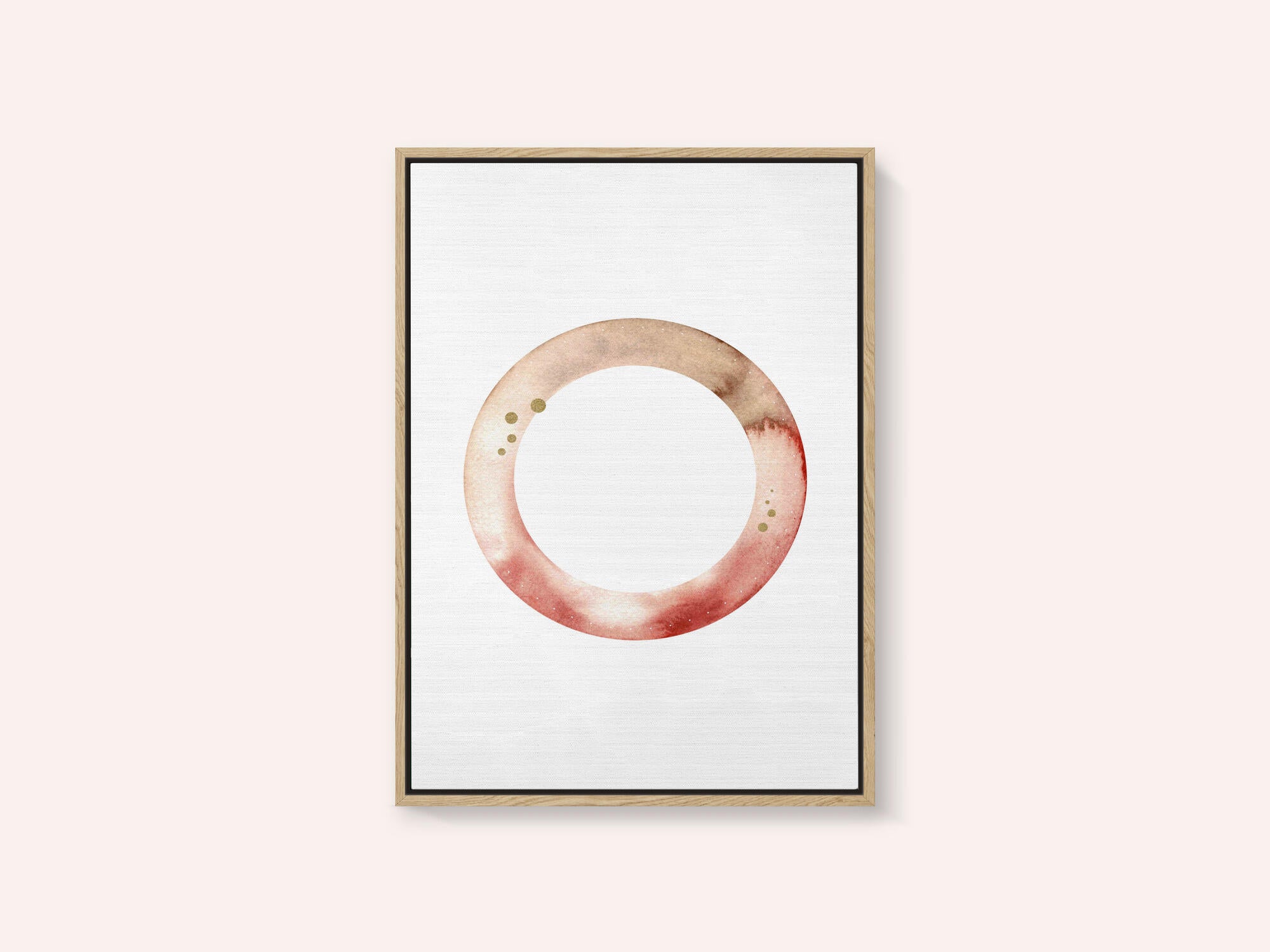 Blush Gold Circle