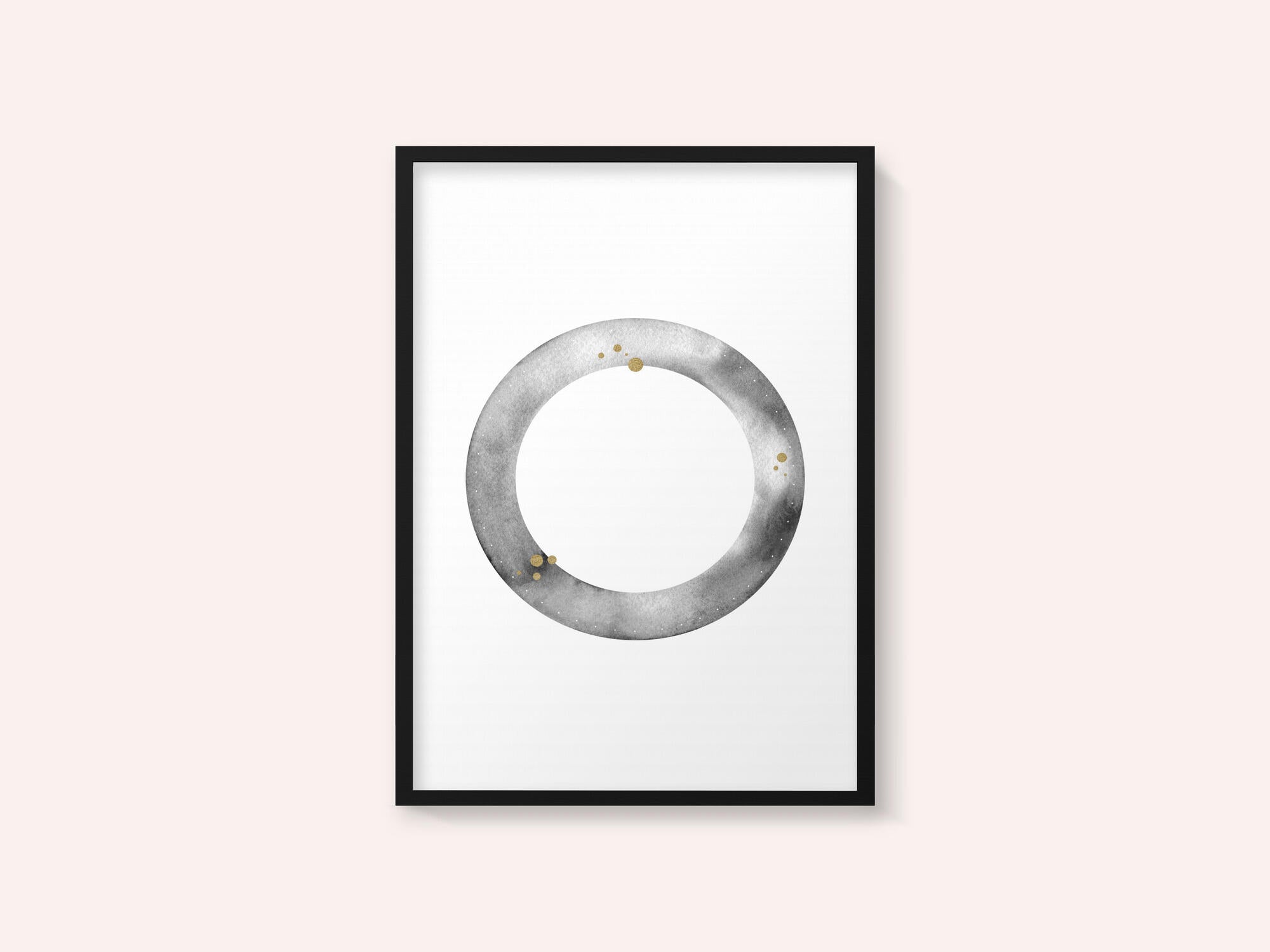 Golden Grey Circle
