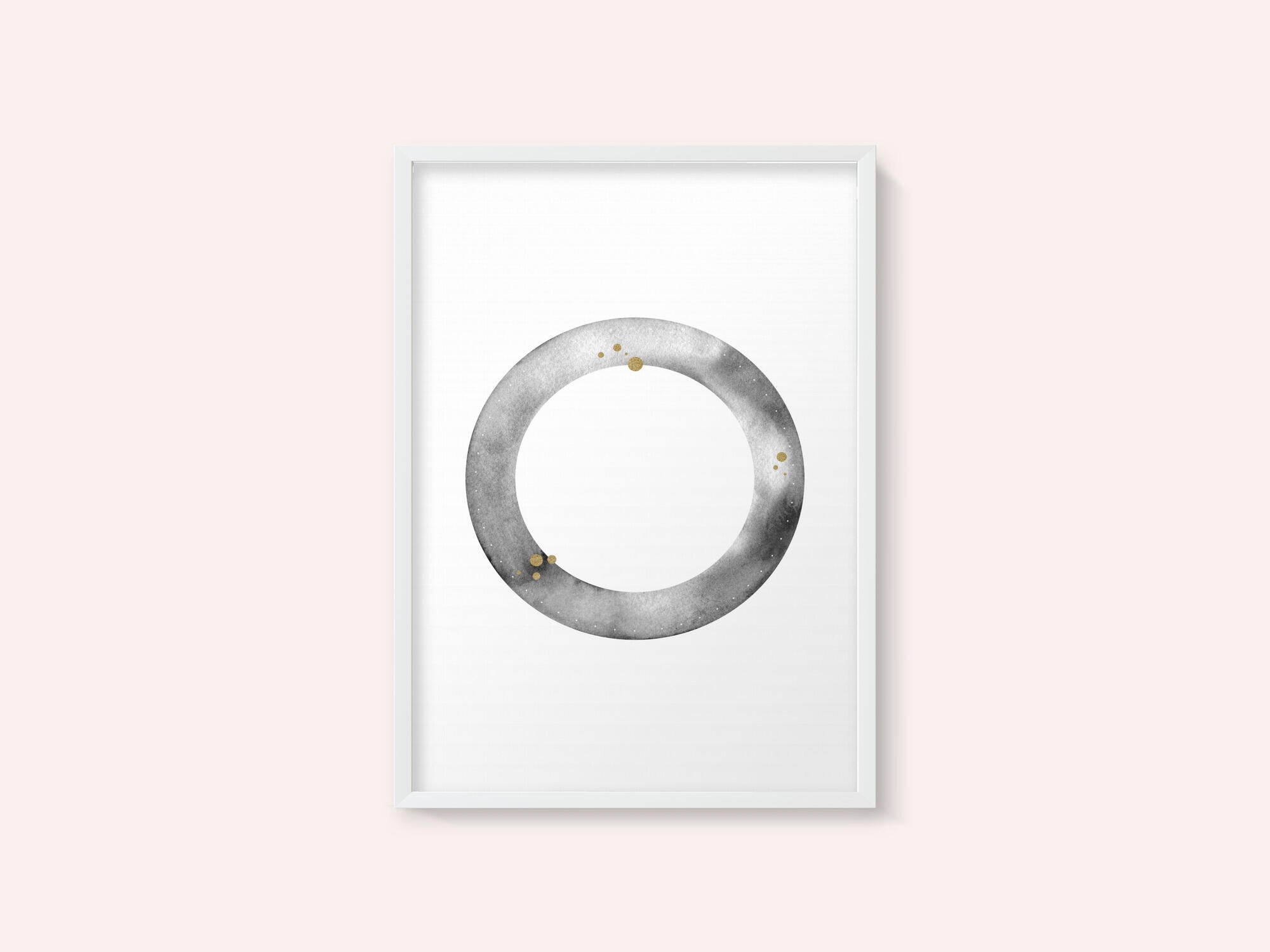 Golden Grey Circle