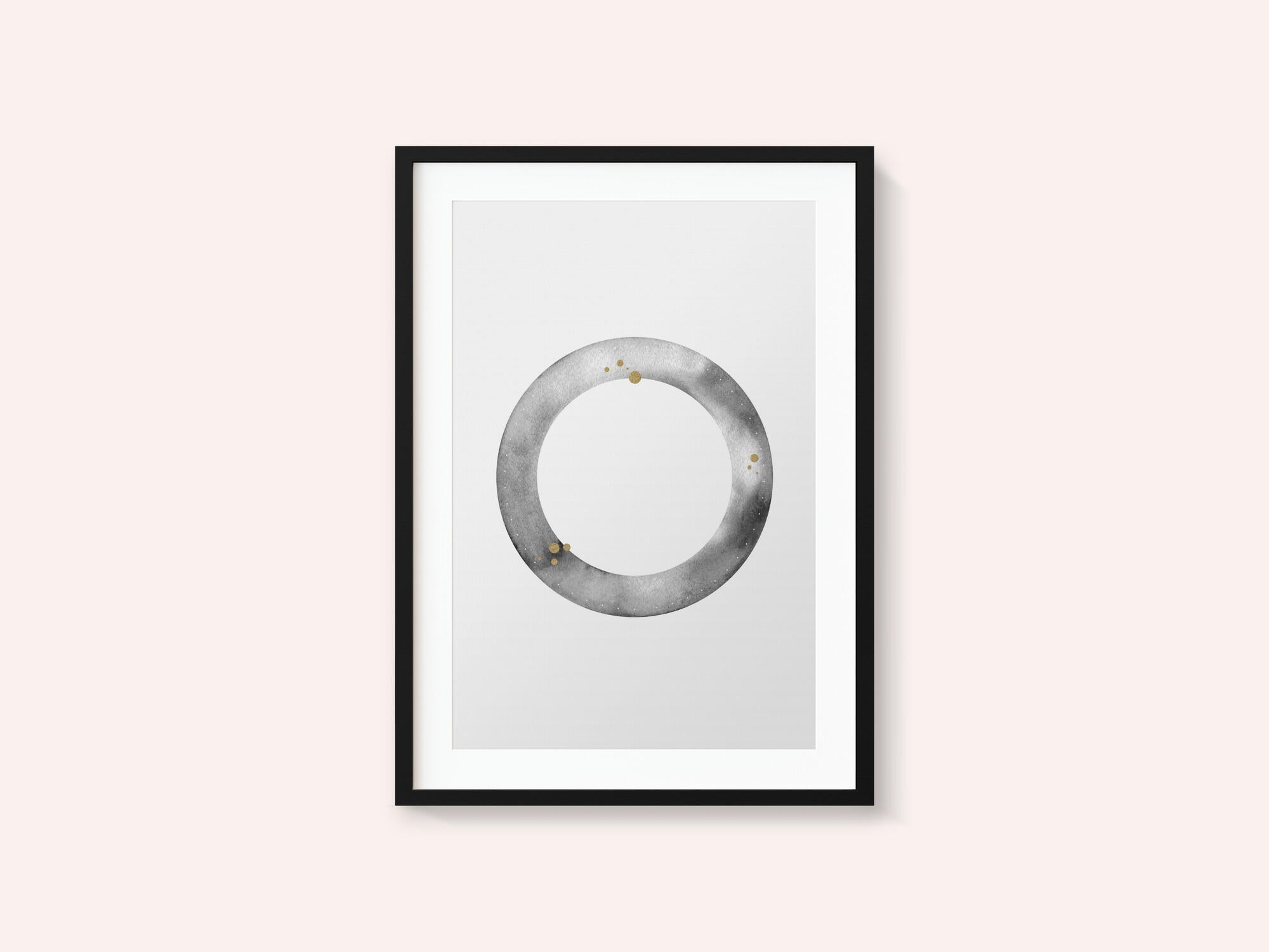 Golden Grey Circle