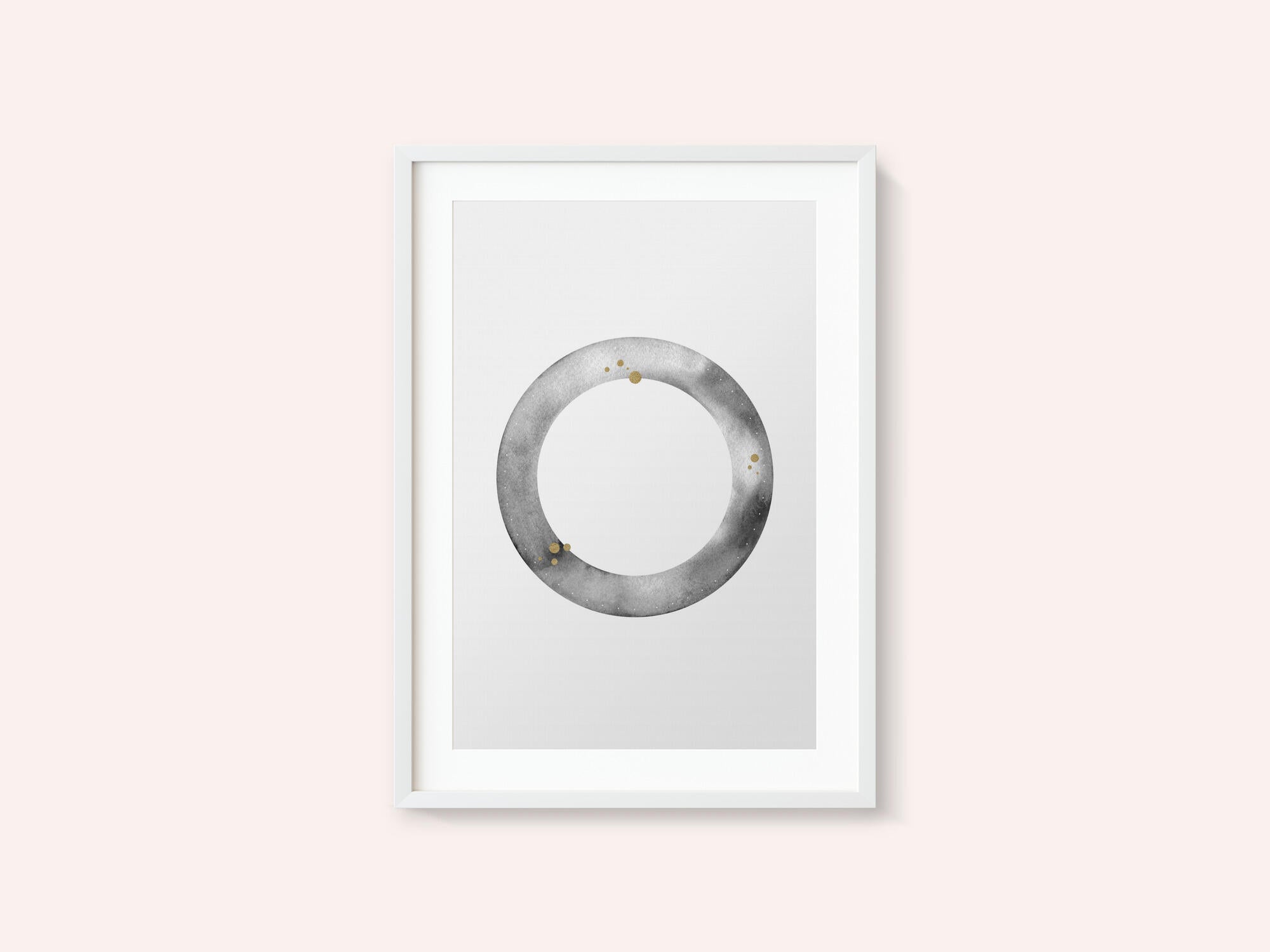 Golden Grey Circle