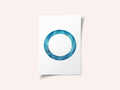 Blue Gold Cosmic Ring