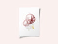Blush Gold Abstract Flow
