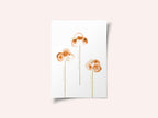 Minimalist Orange Blooms