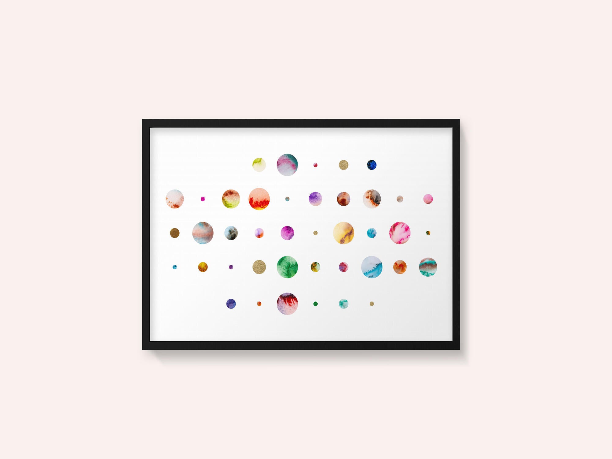 Colorful Watercolor Circles