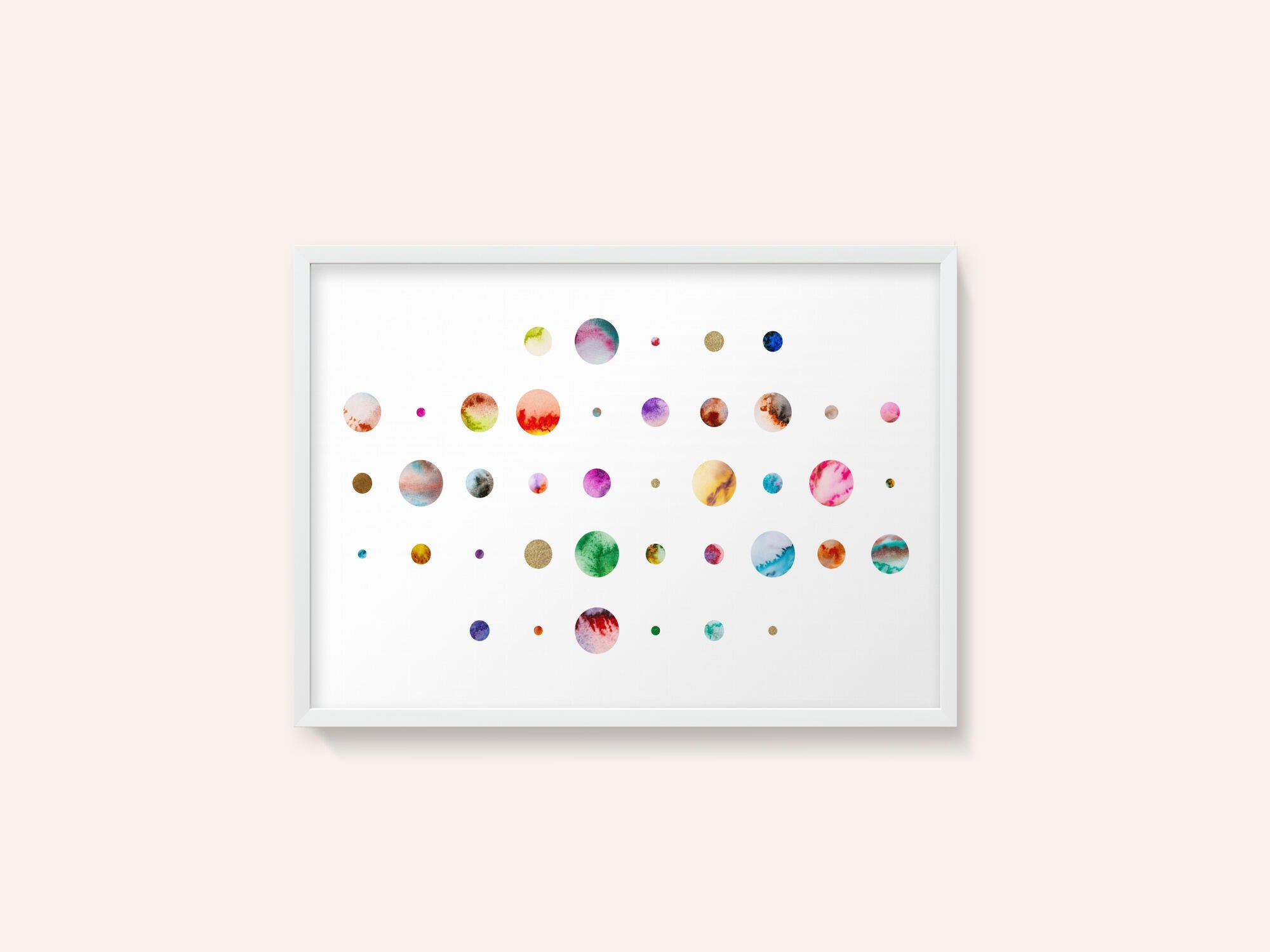 Colorful Watercolor Circles