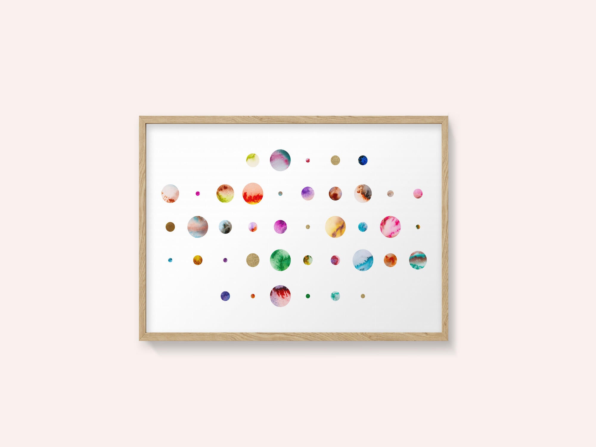 Colorful Watercolor Circles