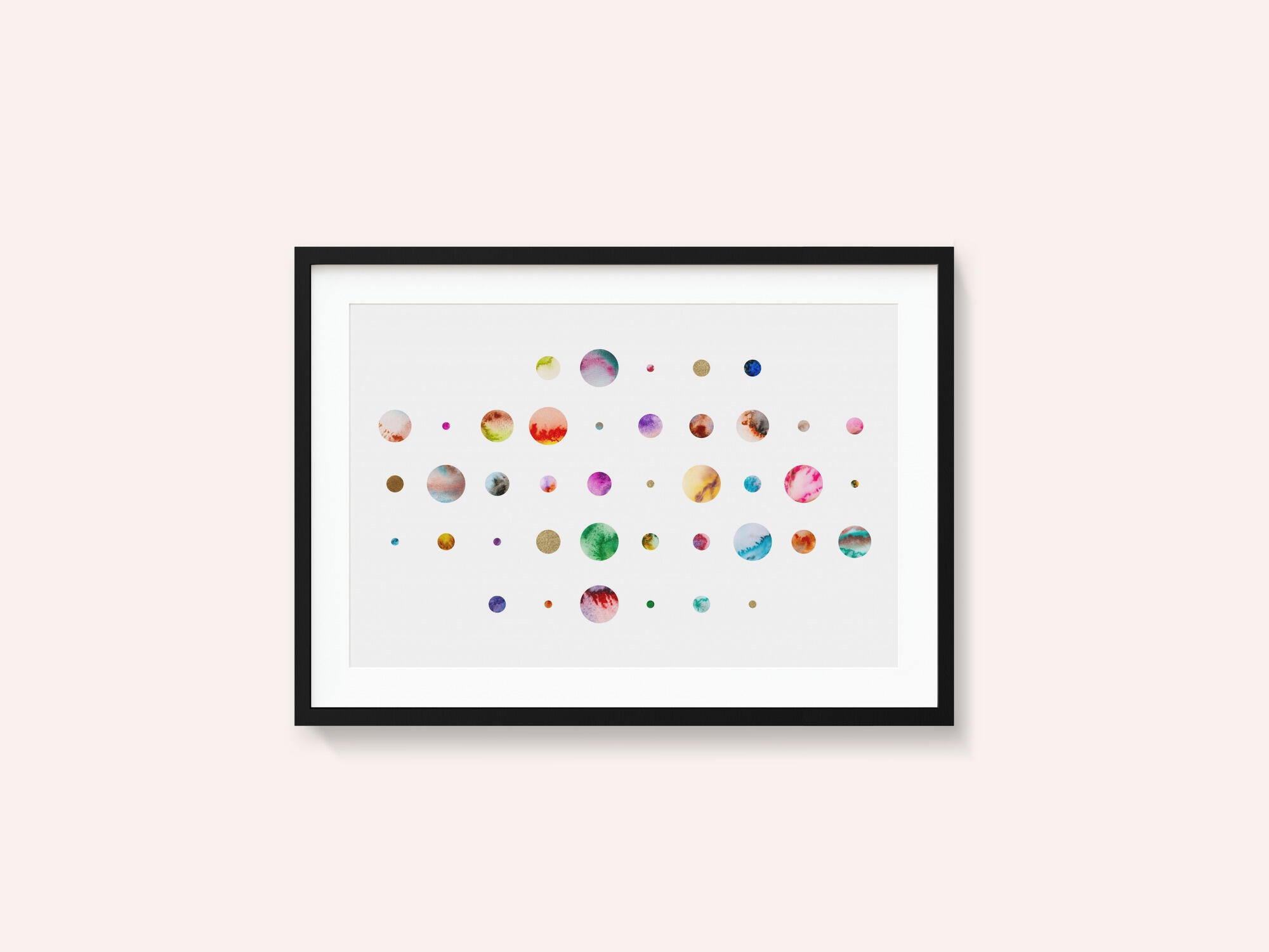 Colorful Watercolor Circles