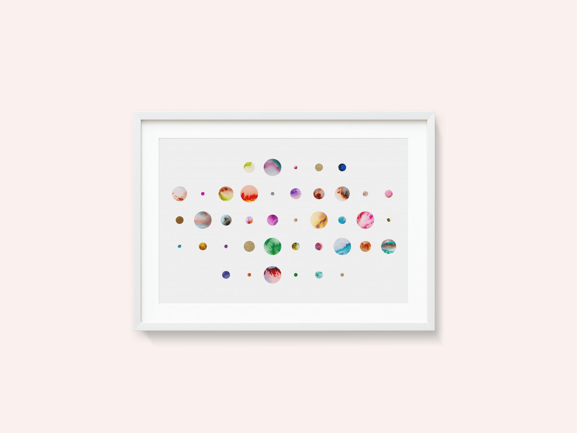 Colorful Watercolor Circles