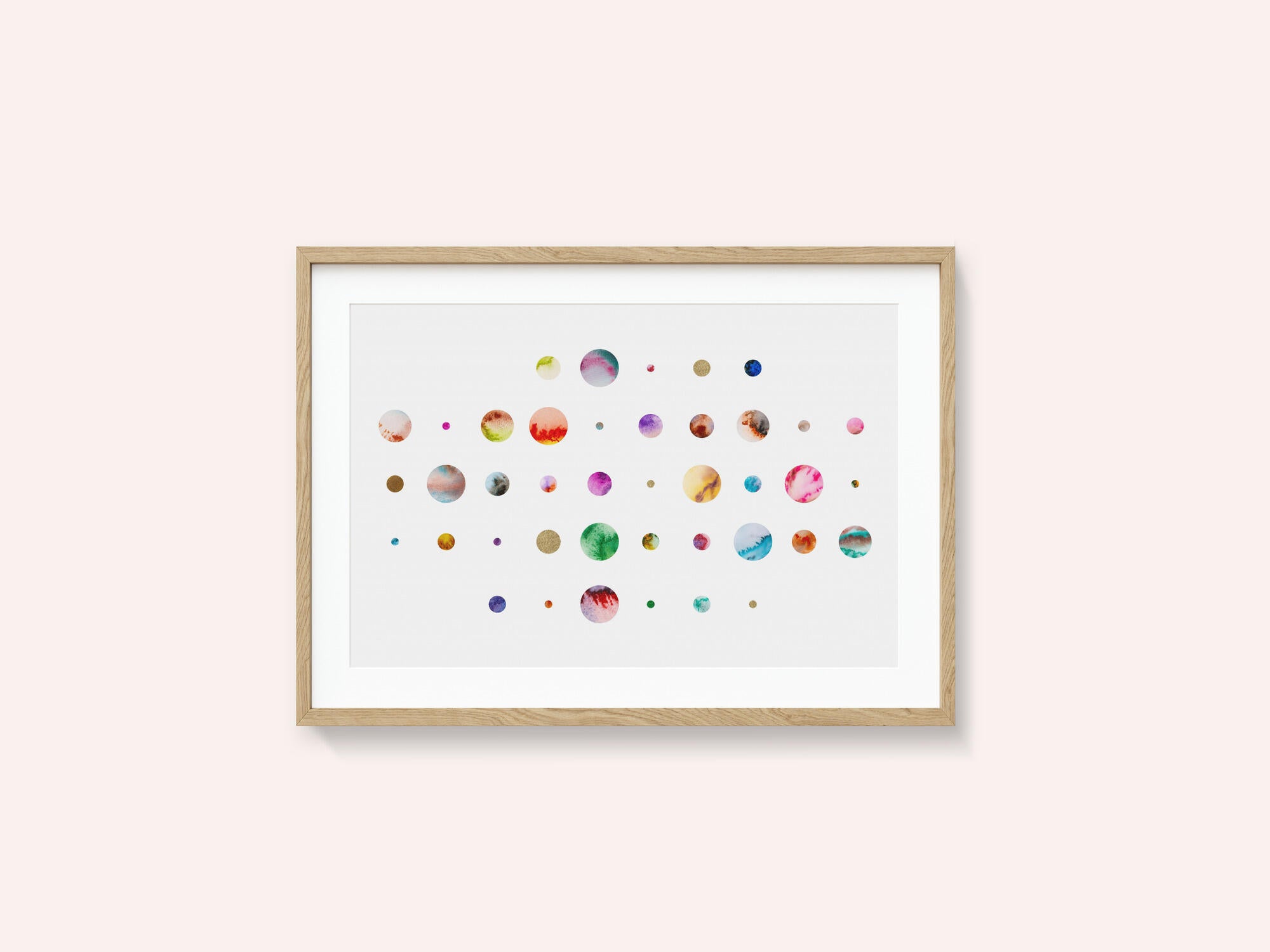 Colorful Watercolor Circles