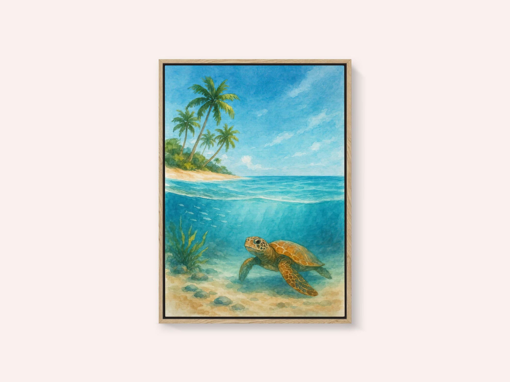 Tropical Sea Turtle View