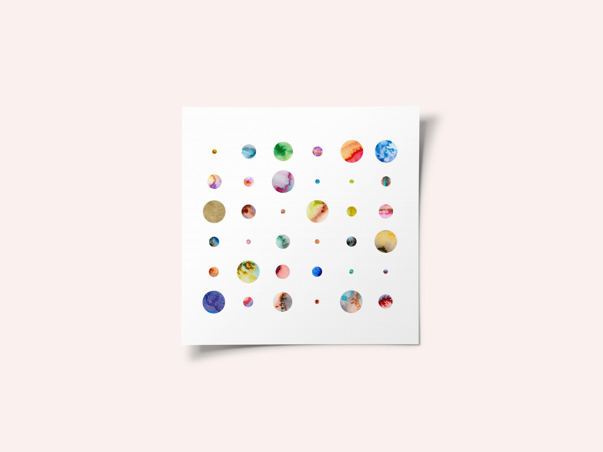 Watercolor Planets