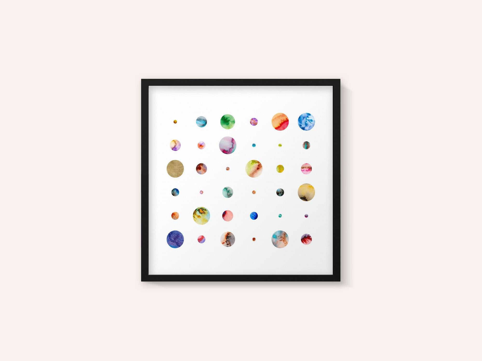 Watercolor Planets