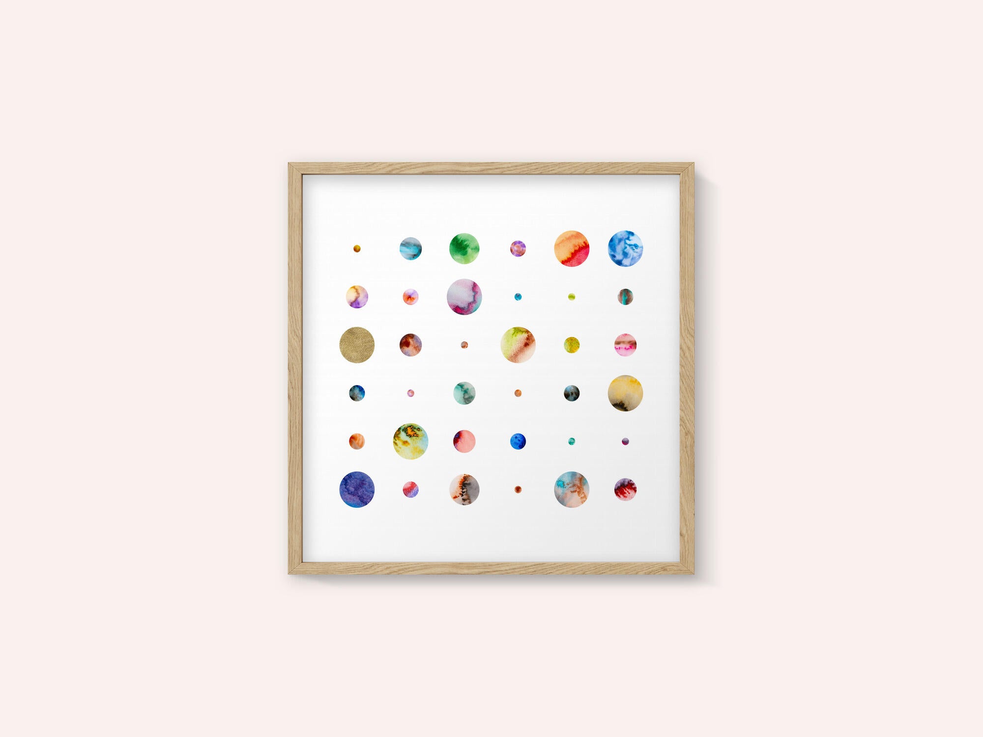 Watercolor Planets