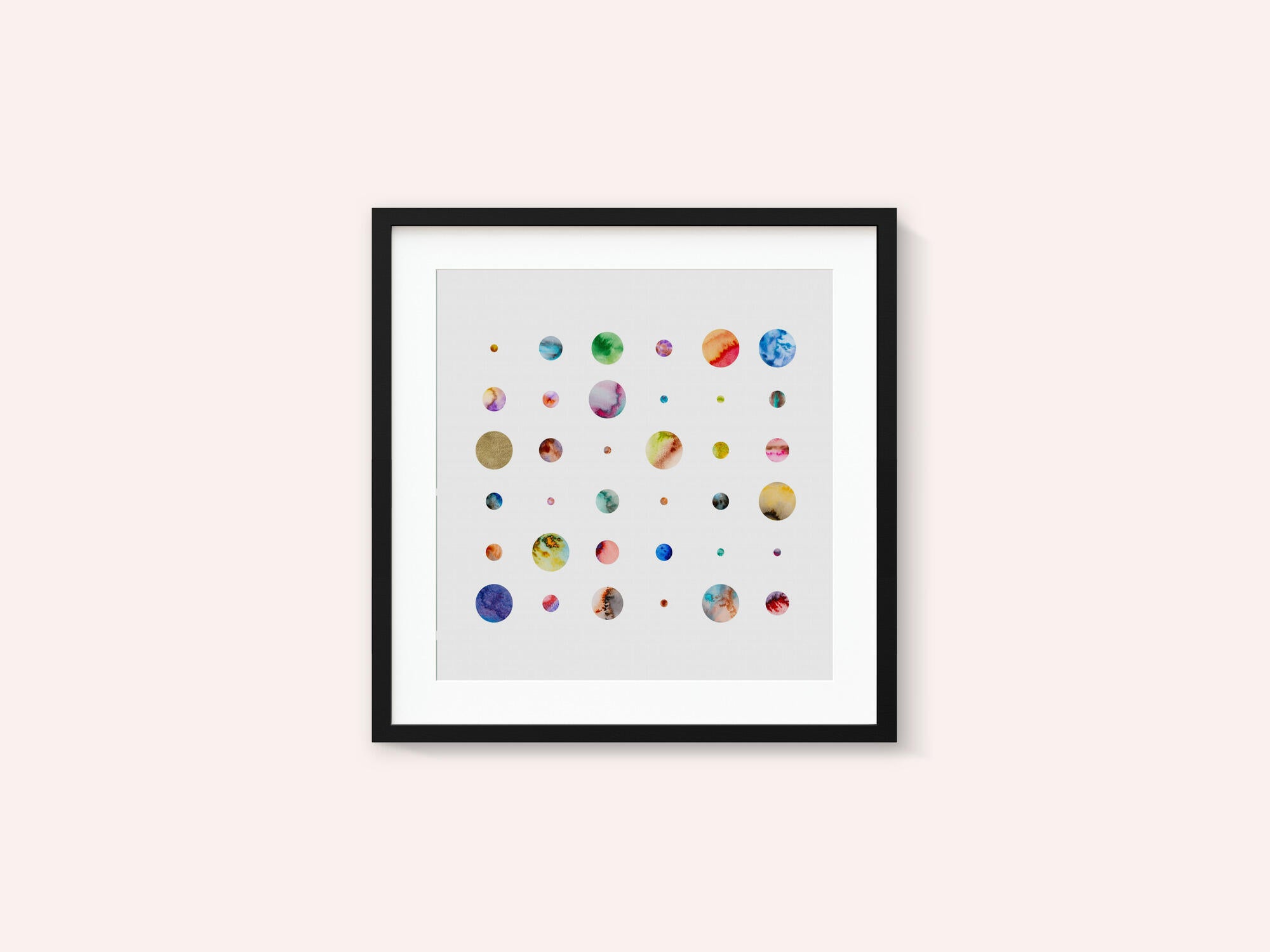 Watercolor Planets