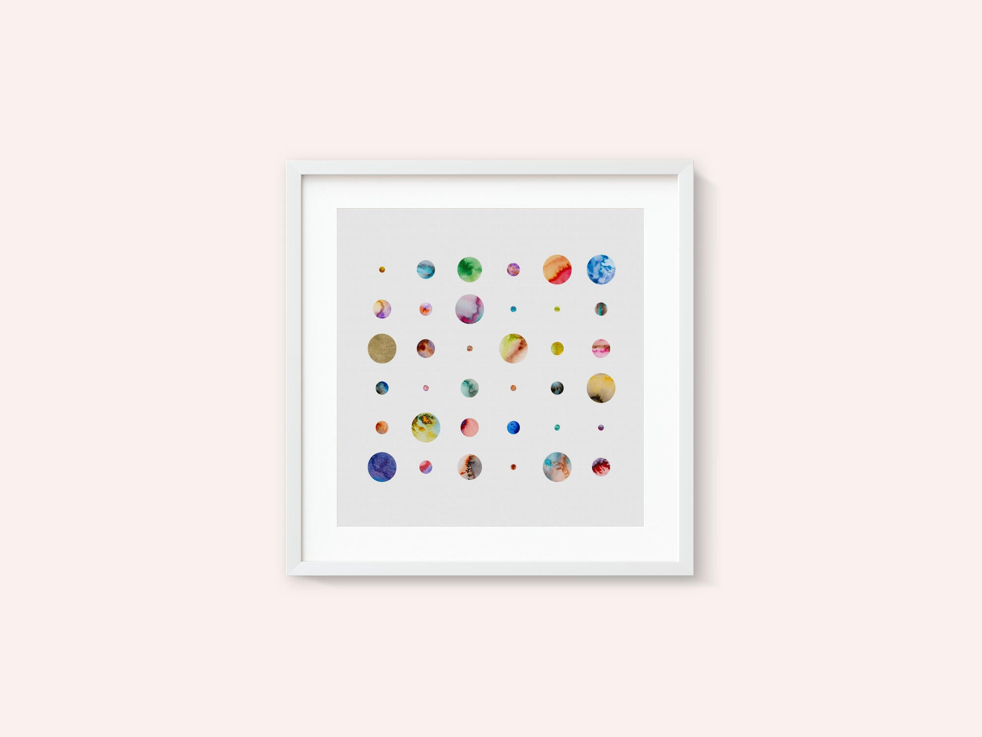 Watercolor Planets
