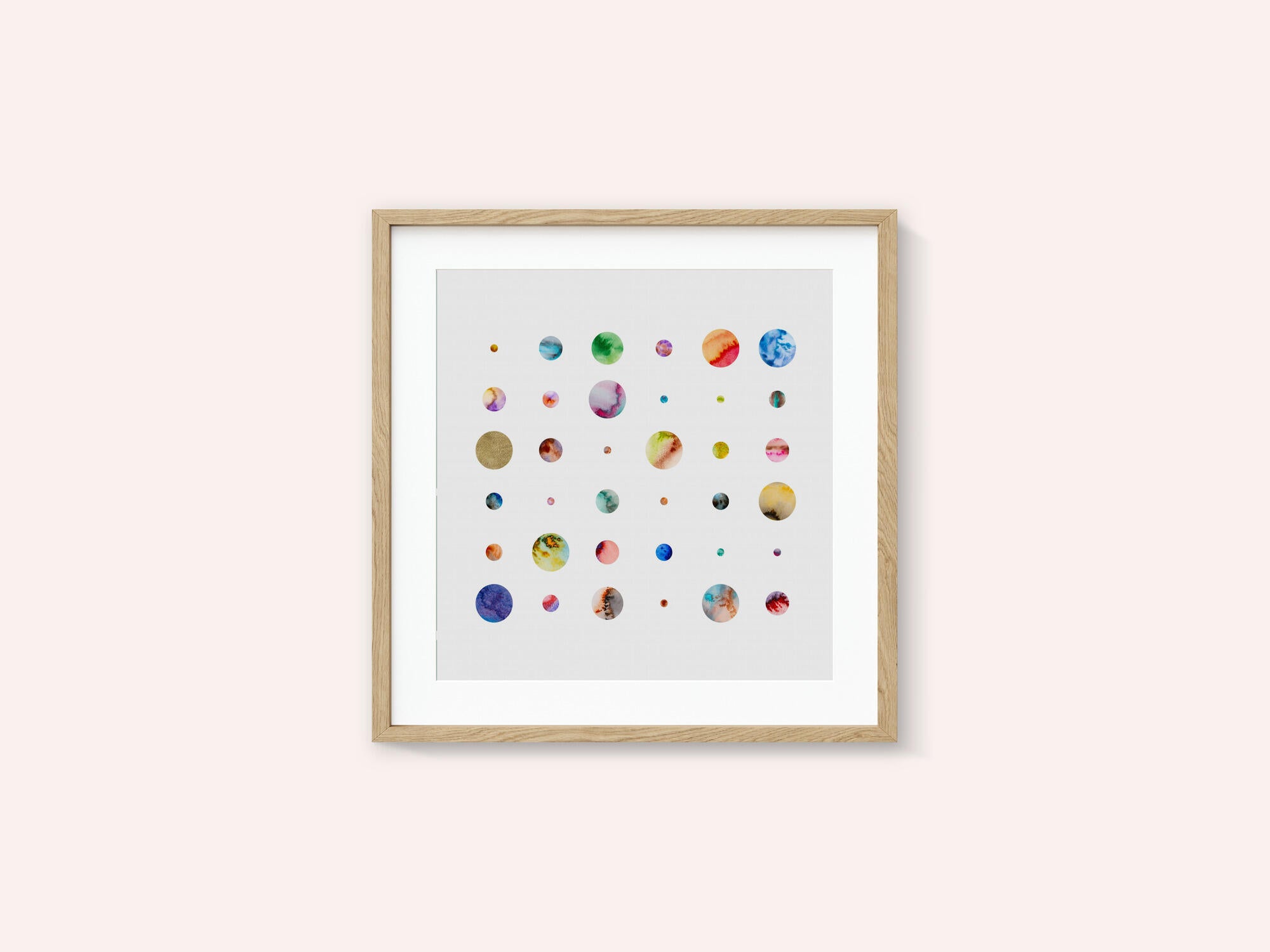 Watercolor Planets
