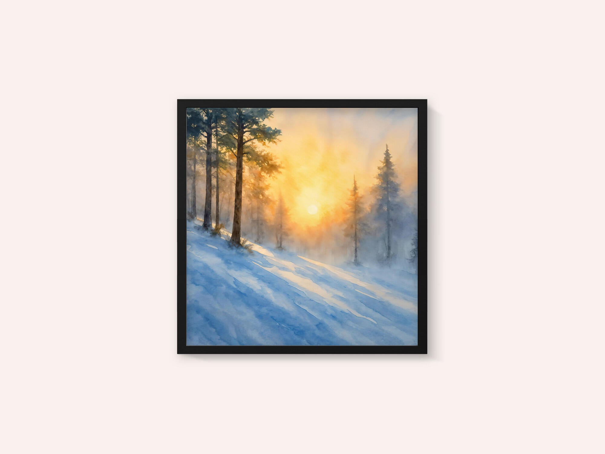 Misty Winter Sunrise