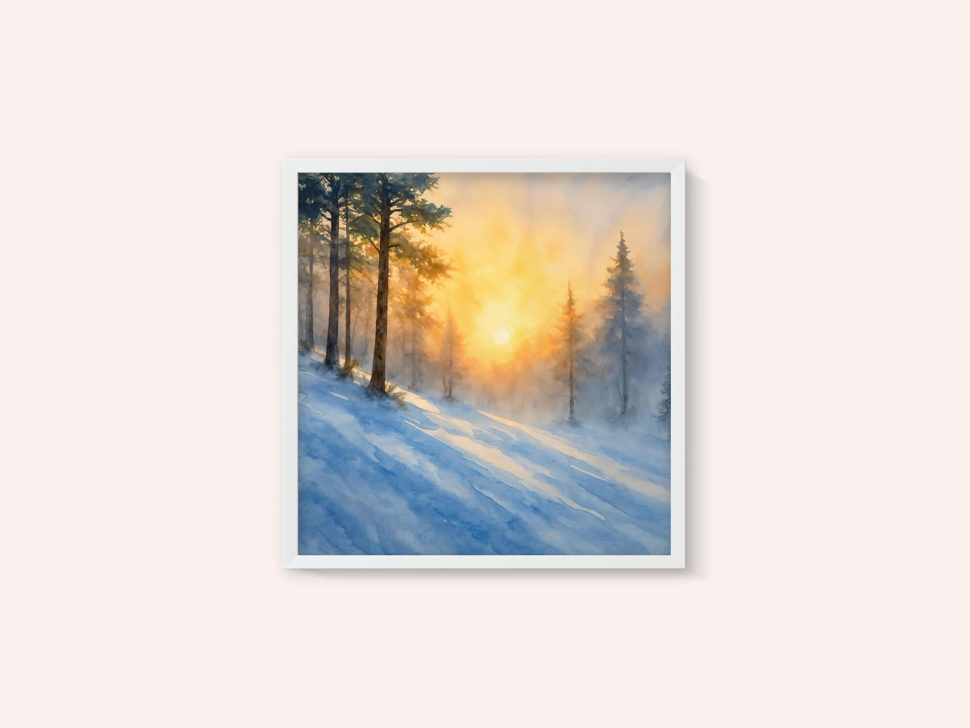 Misty Winter Sunrise
