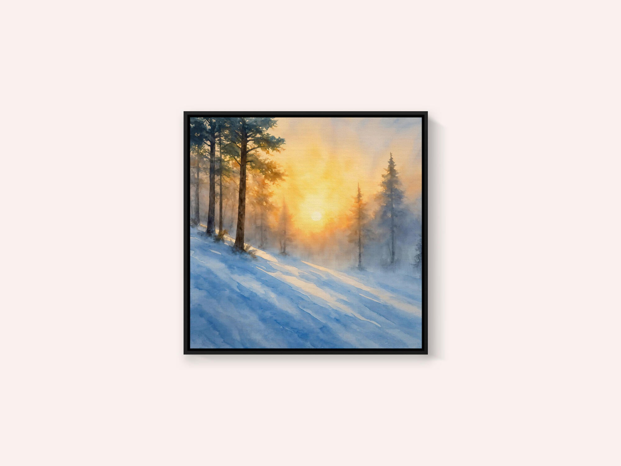 Misty Winter Sunrise
