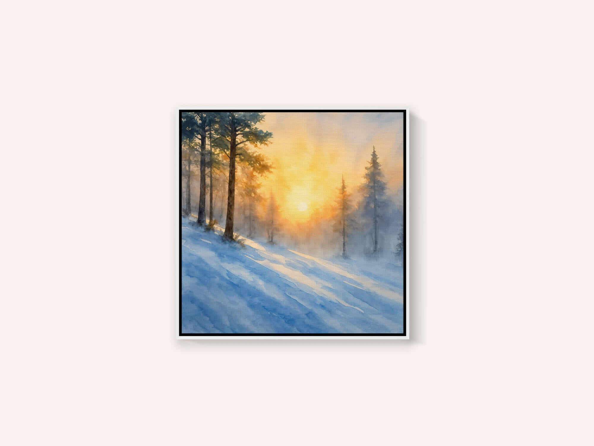 Misty Winter Sunrise