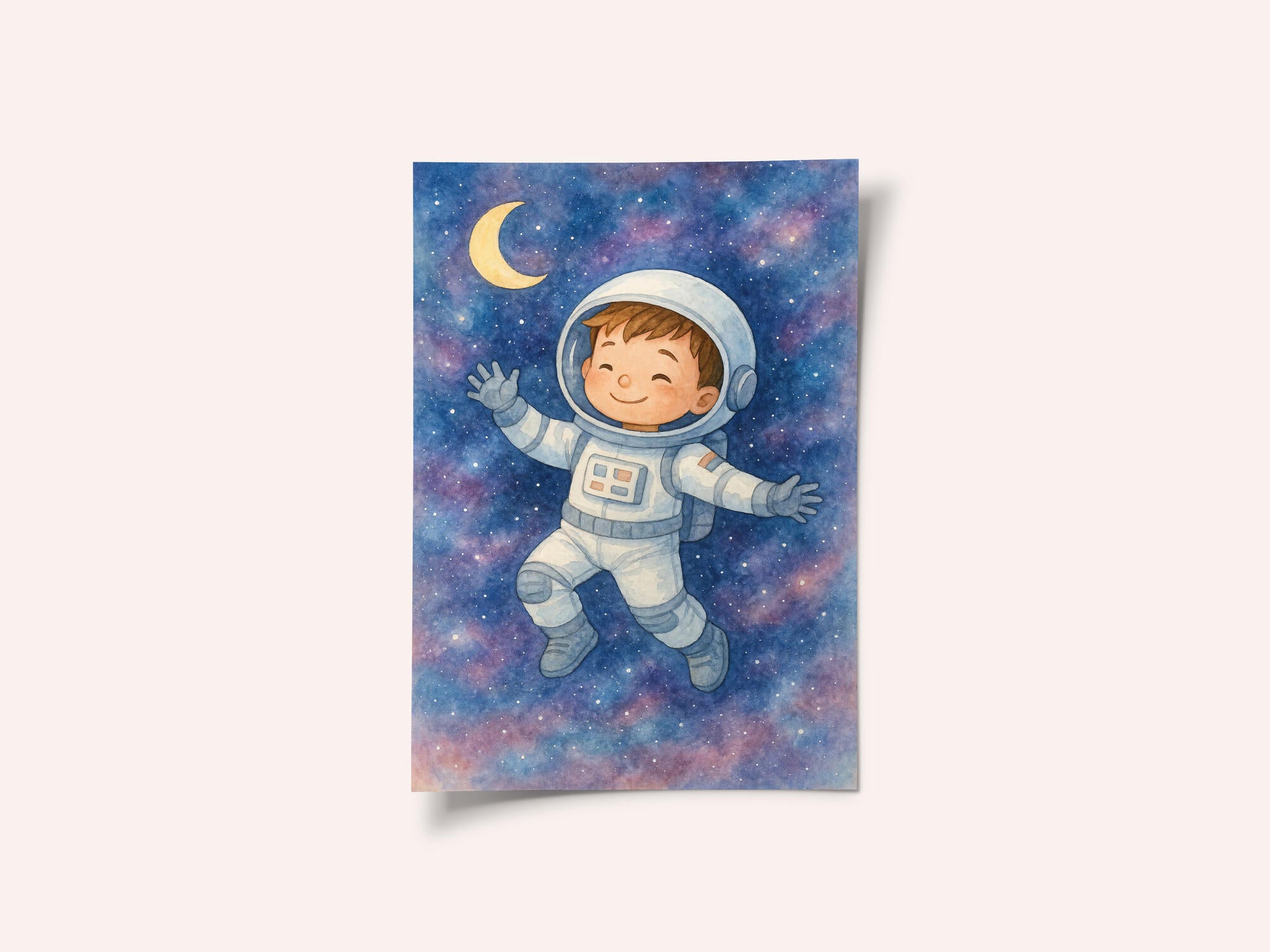 Smiling Astronaut Boy