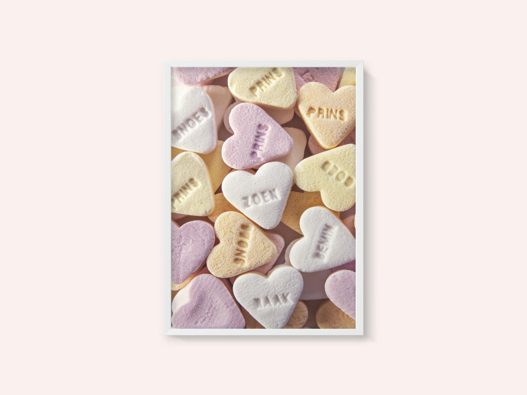 Sweet Pastel Hearts