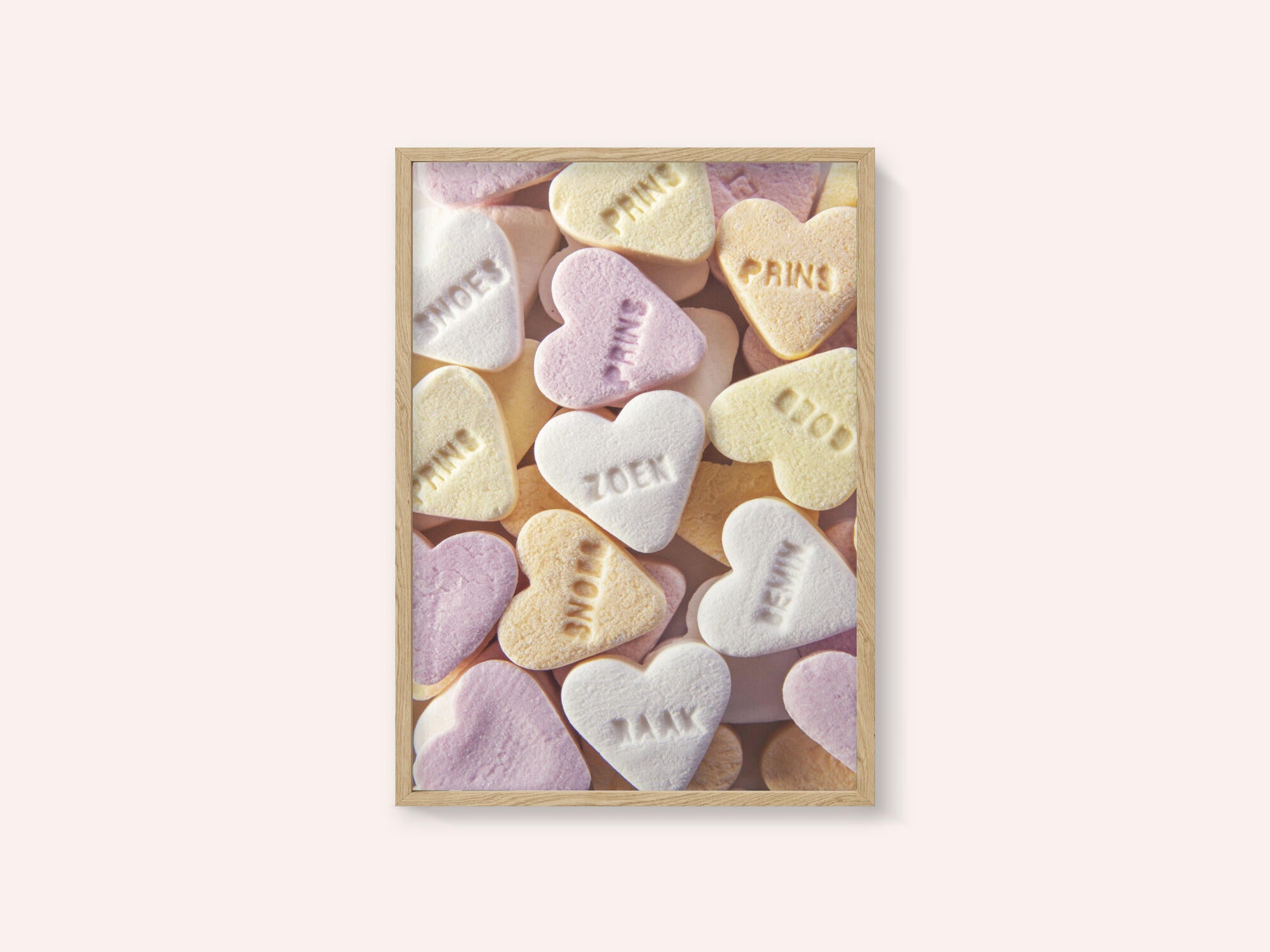Sweet Pastel Hearts