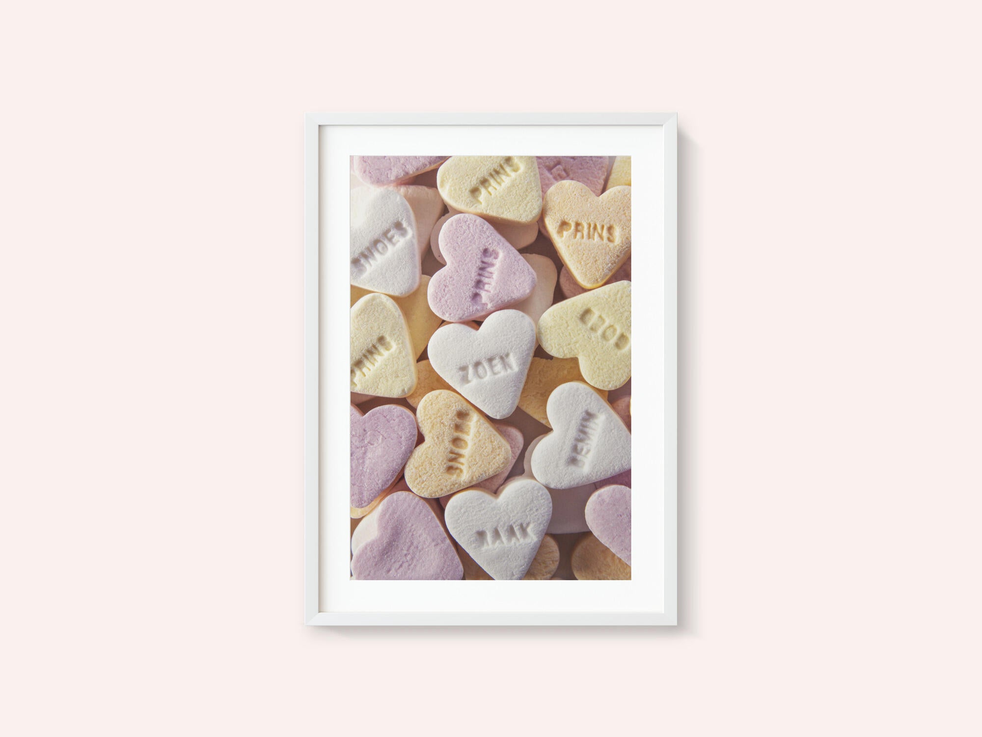 Sweet Pastel Hearts