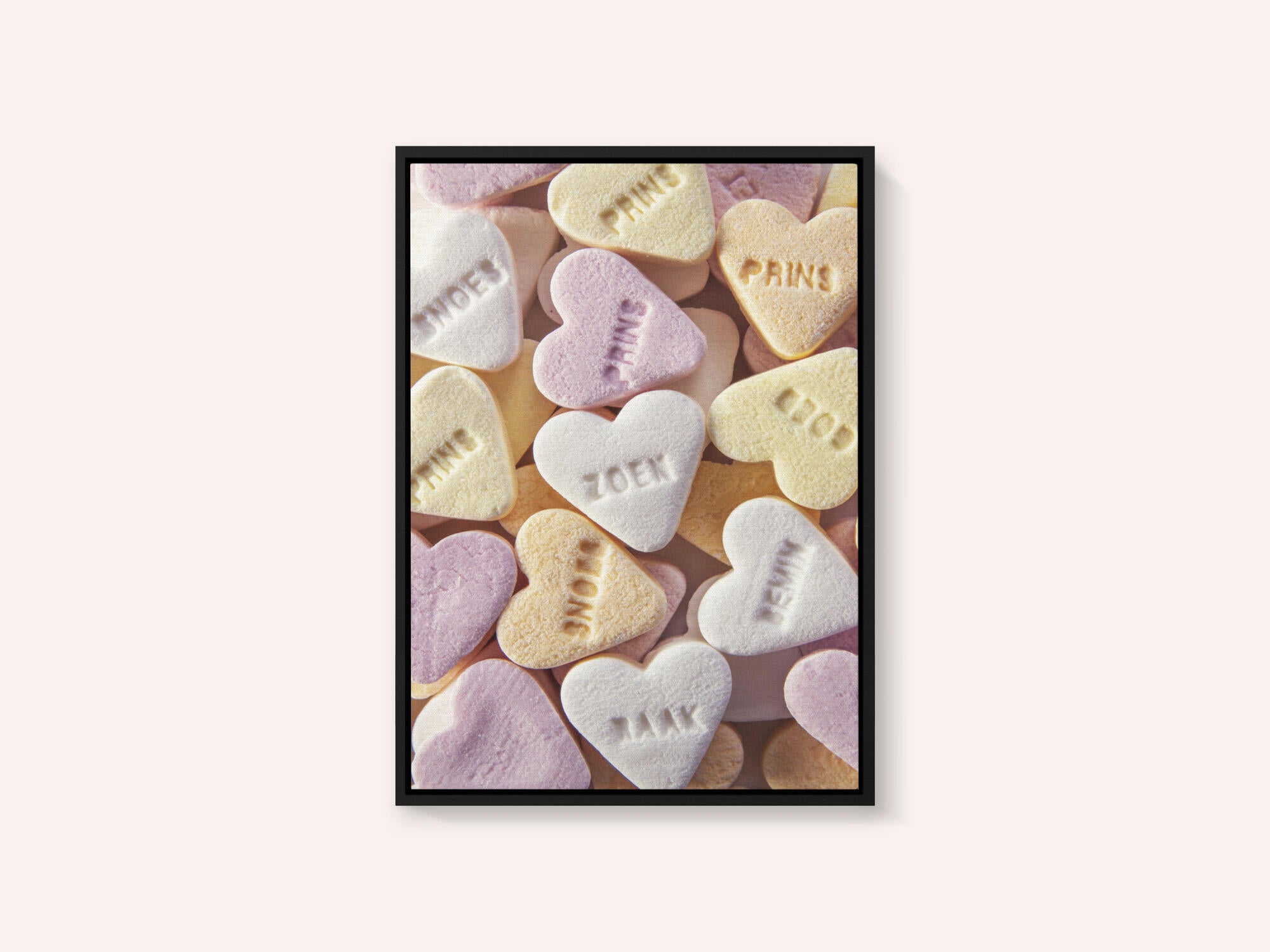 Sweet Pastel Hearts