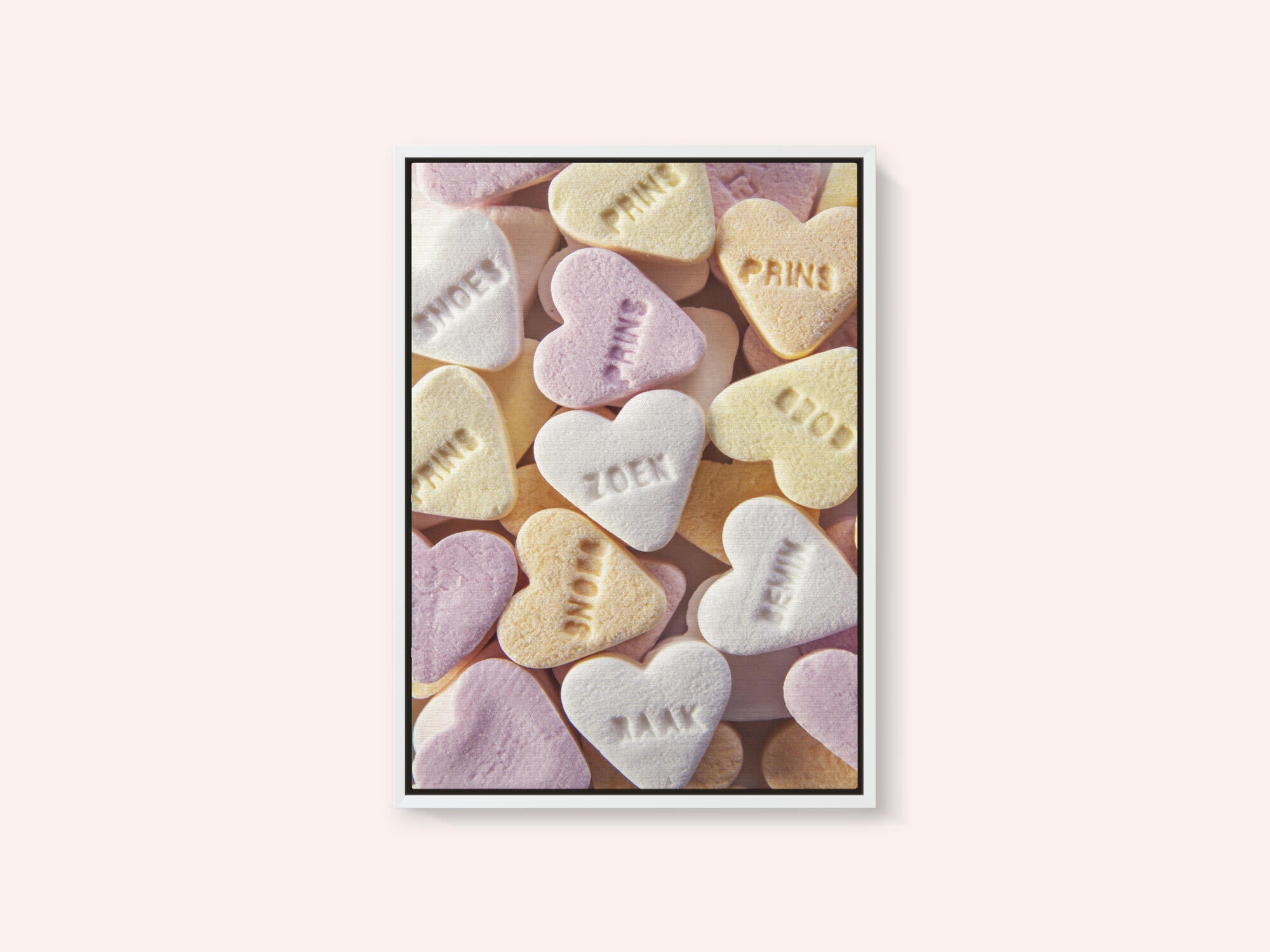 Sweet Pastel Hearts