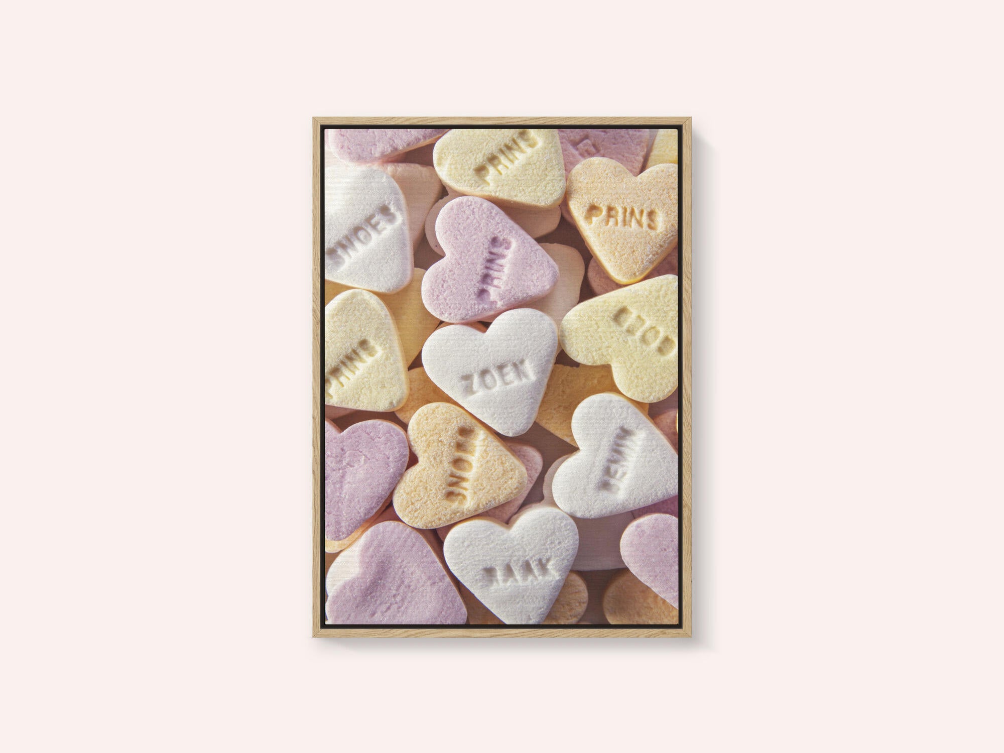Sweet Pastel Hearts