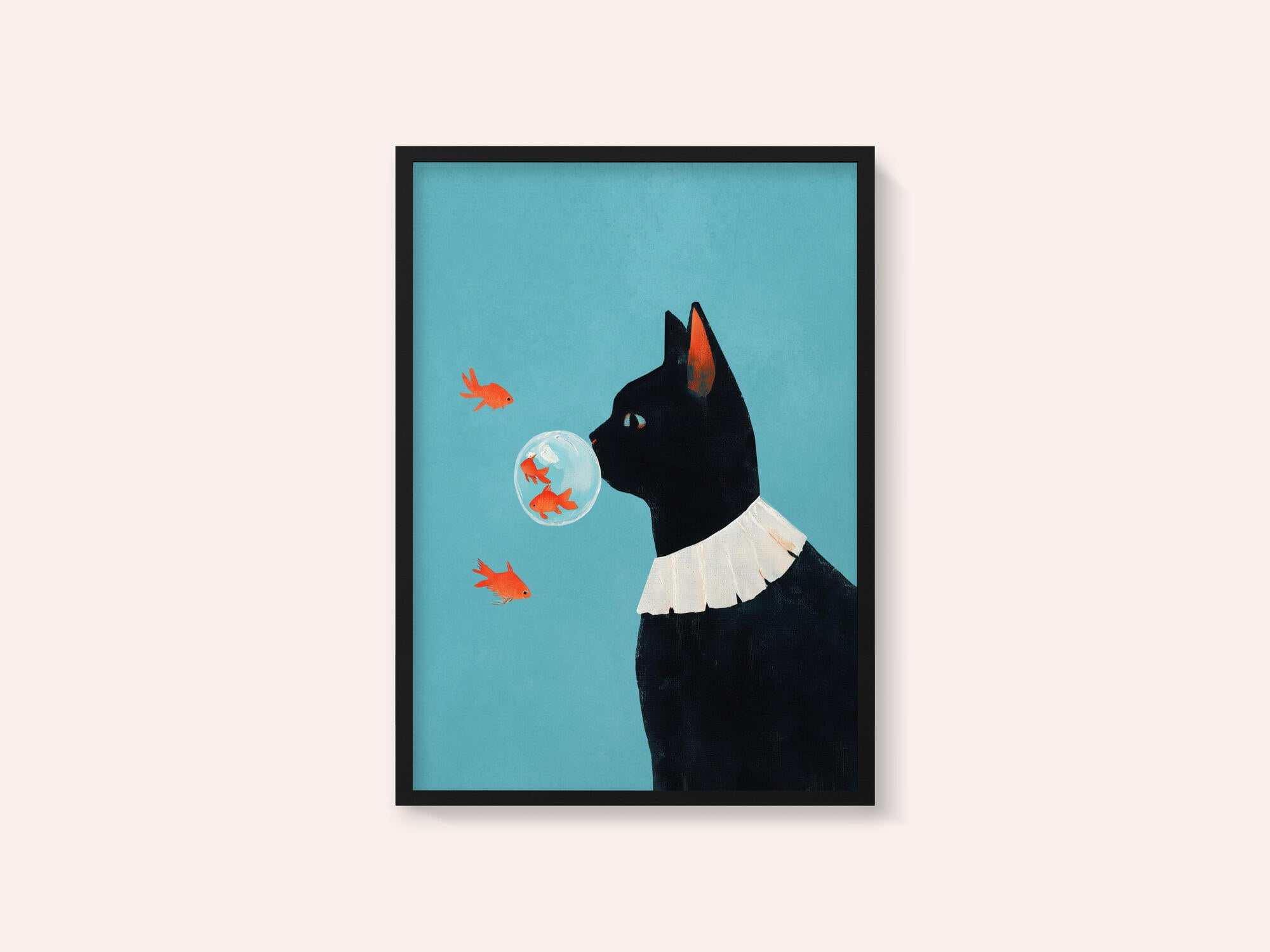 Curious Cat Goldfish Dream