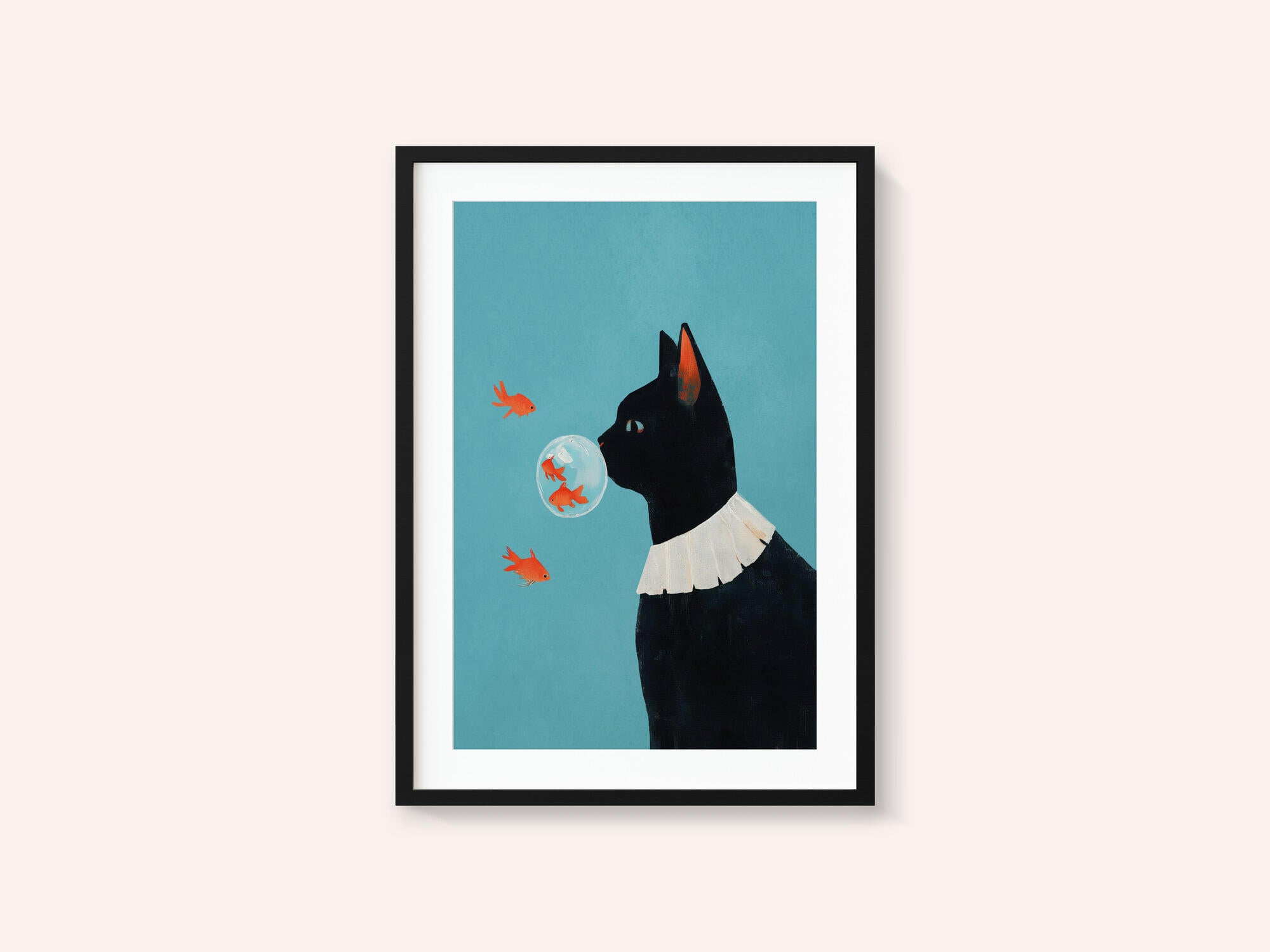 Curious Cat Goldfish Dream