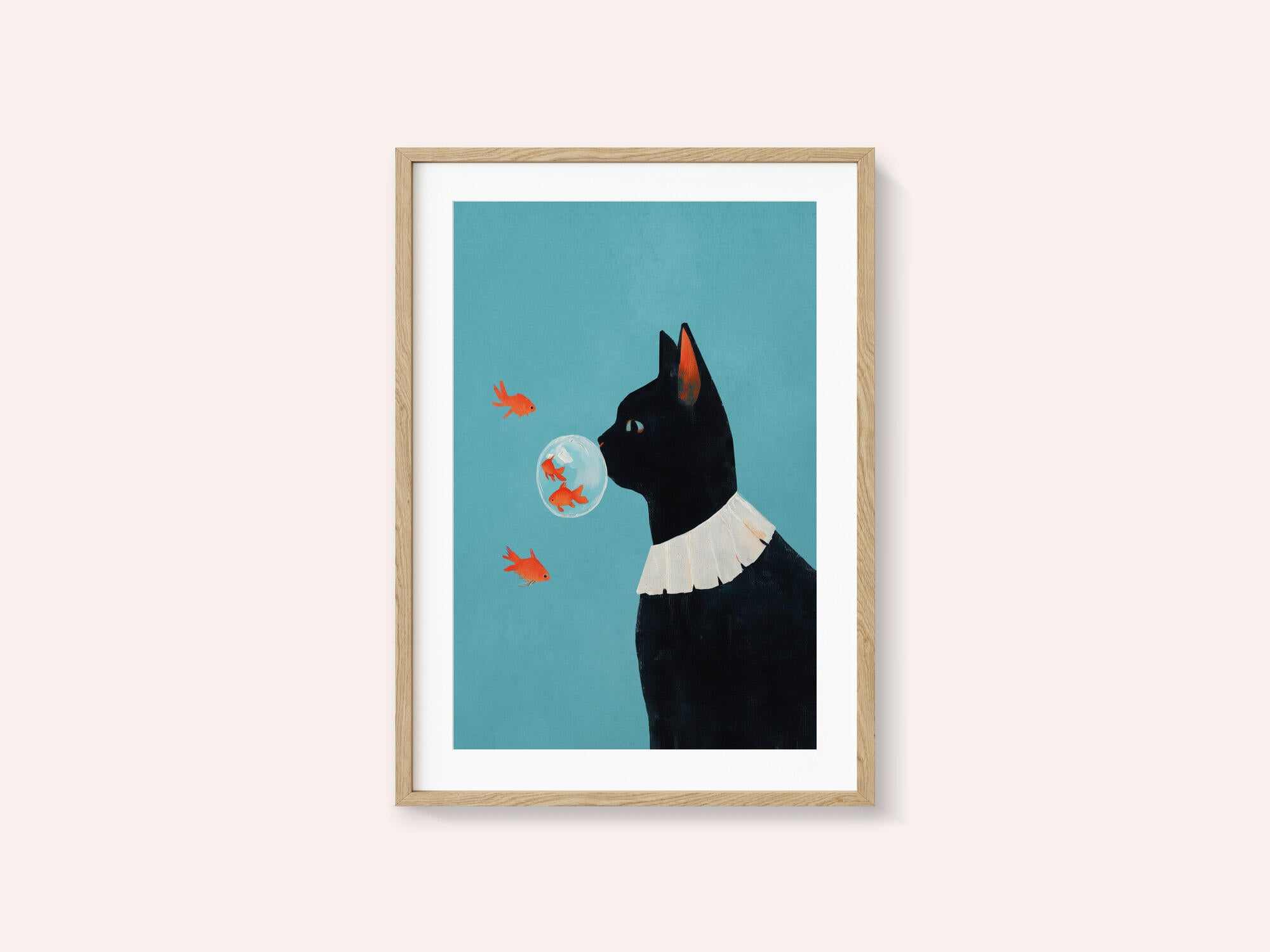 Curious Cat Goldfish Dream
